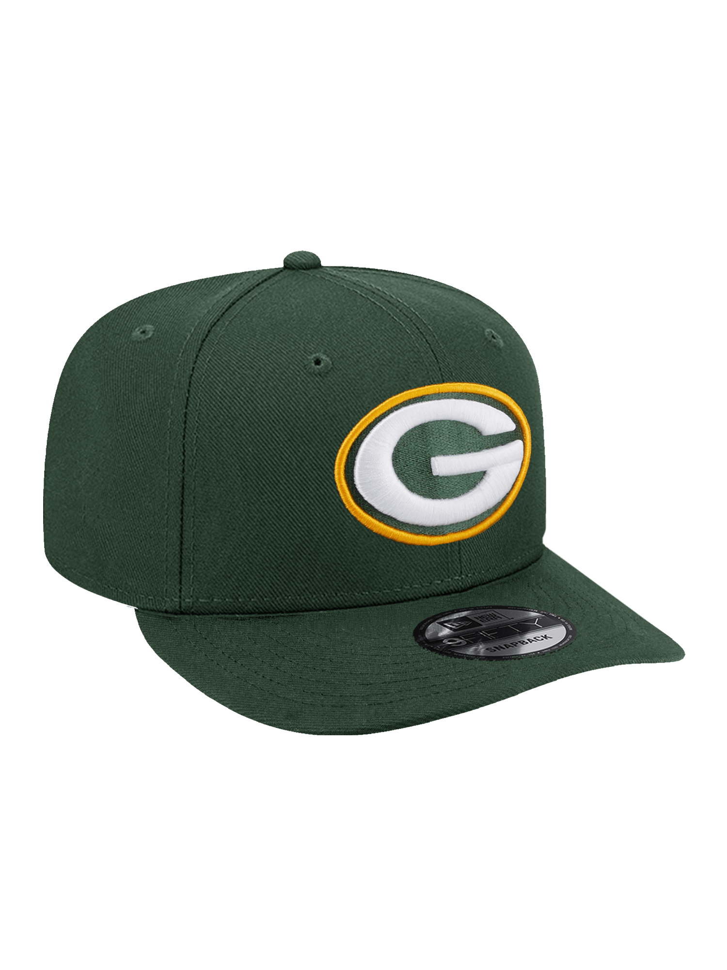 Youths Green Bay Packers New Era NFL Team Pre-Curved 9FIFTY Snapback Hat - Green
