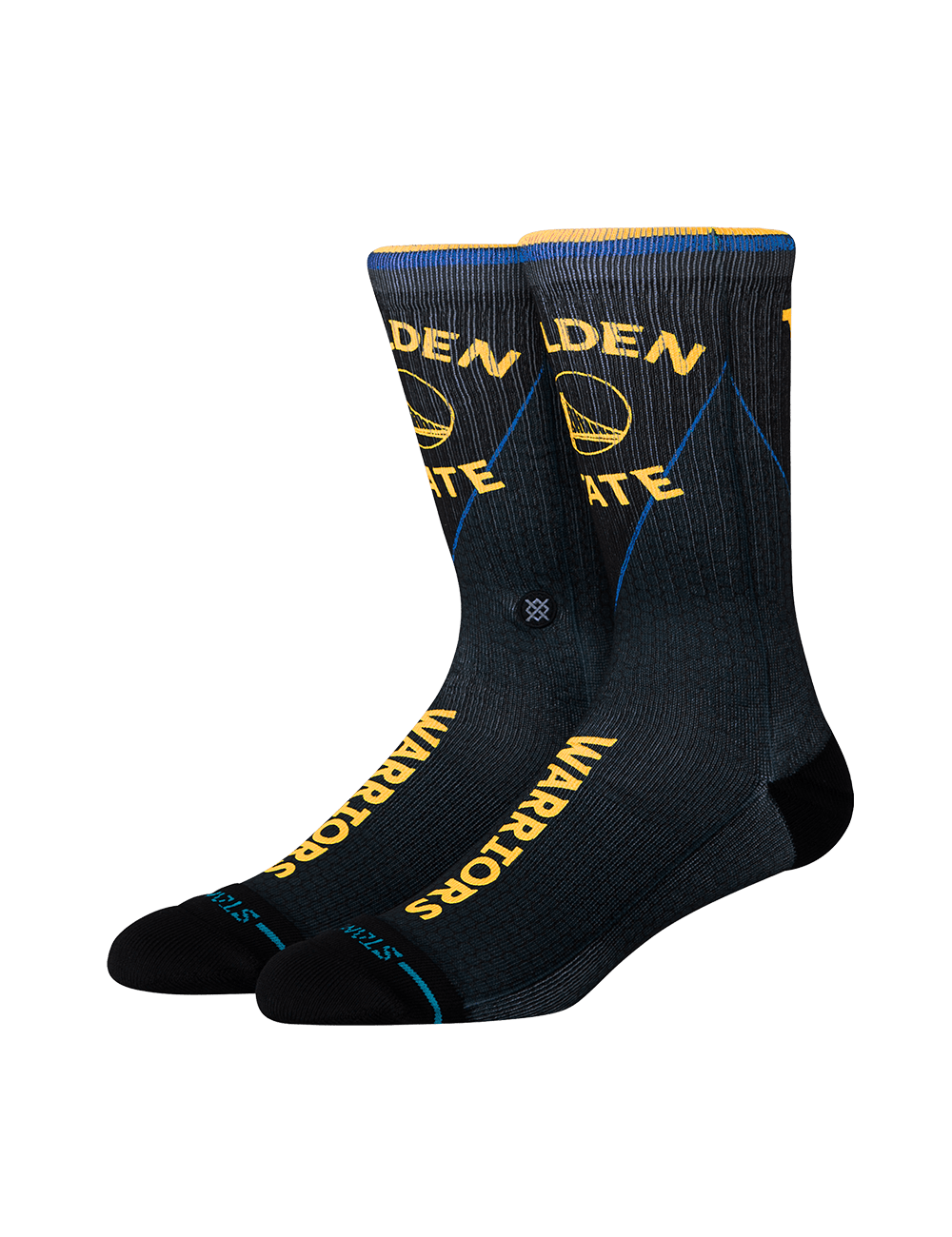 Youths Golden State Warriors Stance NBA Statement Crew Socks