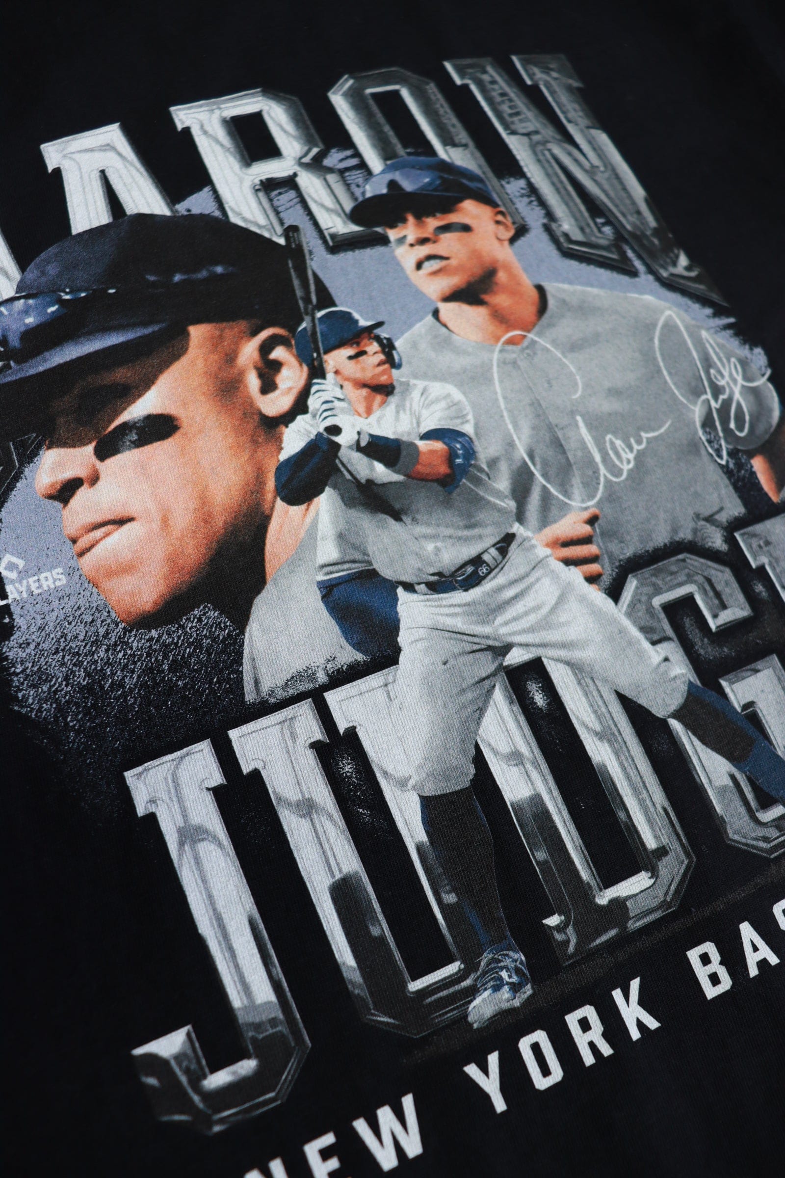 500 Level T-Shirts Aaron Judge New York Yankees 500 Level MLB Homage Heavyweight T-Shirt - Vintage Black