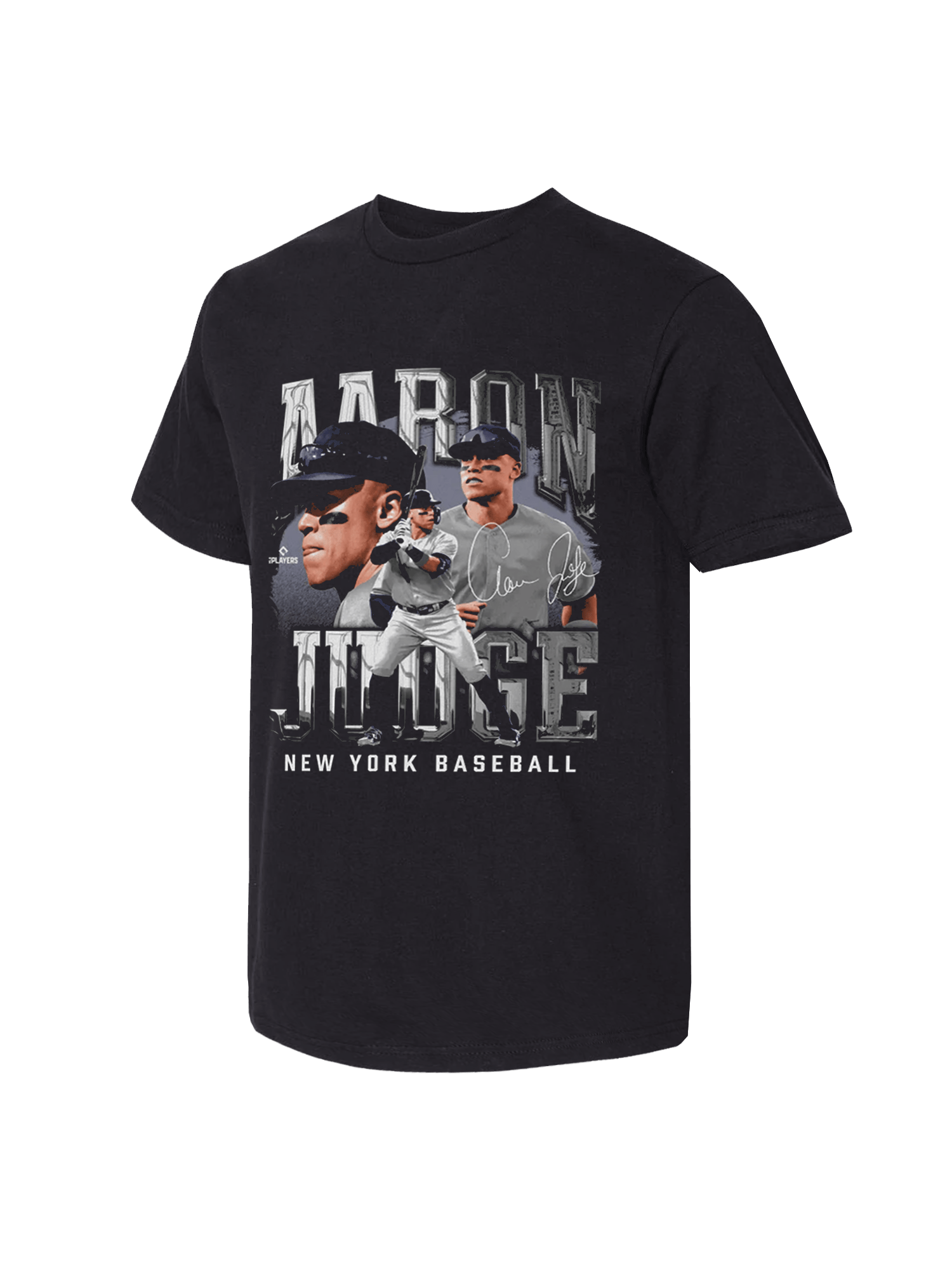 500 Level T-Shirts Aaron Judge New York Yankees 500 Level MLB Homage Heavyweight T-Shirt - Vintage Black
