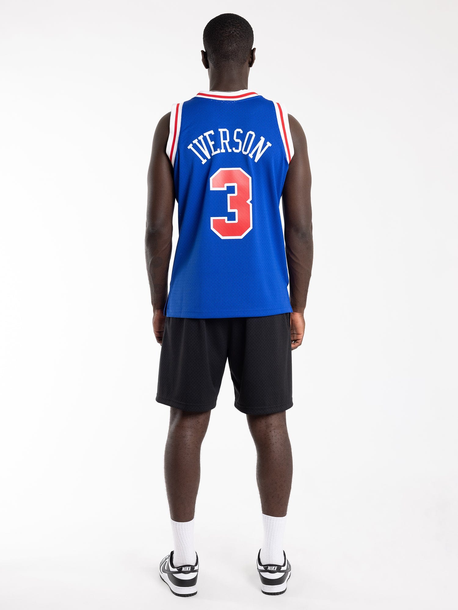 Mitchell And Ness Jerseys Allen Iverson Philadelphia 76ers Mitchell & Ness NBA 96-97 Swingman Jersey - Blue