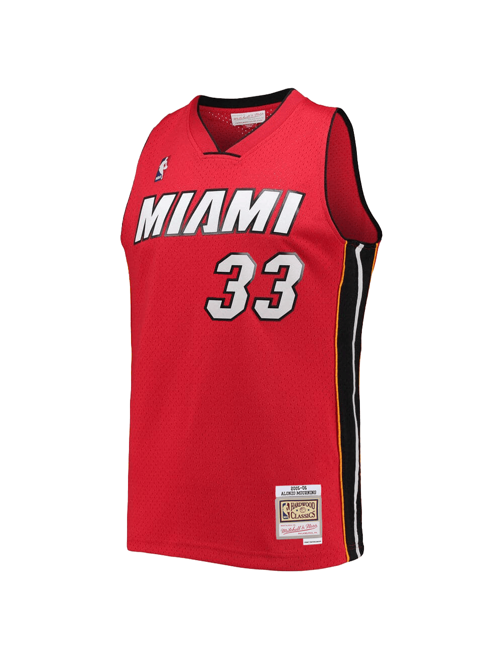 Mitchell And Ness Jerseys Alonzo Mourning Miami Heat Mitchell & Ness NBA 05-06 Alt HWC Swingman Jersey - Red