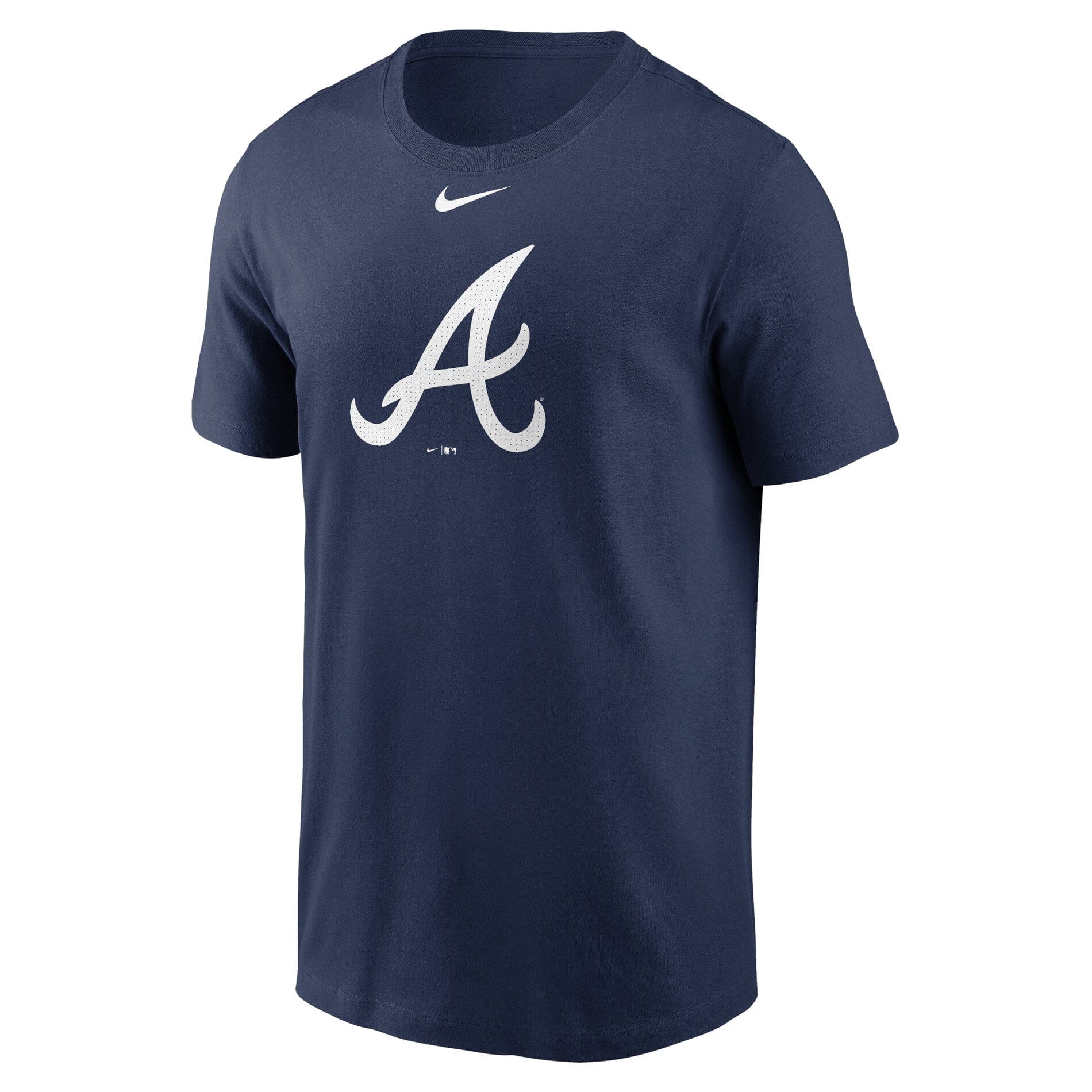 Nike T-Shirts Altanta Braves Nike MLB Fuse Large Logo T-Shirt - Navy