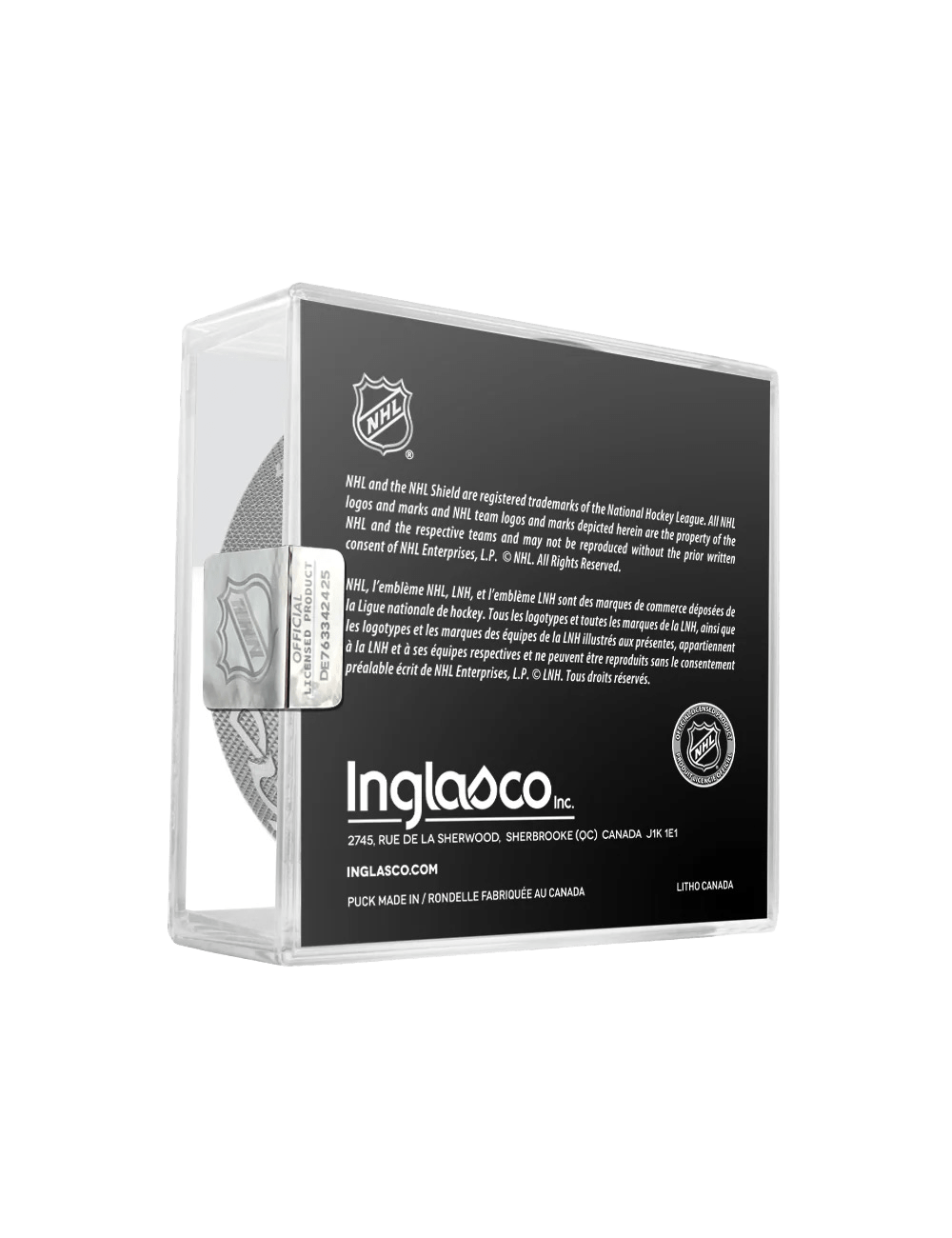 Inglasco Pucks Anaheim Ducks Inglasco NHL 25-26 Official Game Hockey Puck In Cube