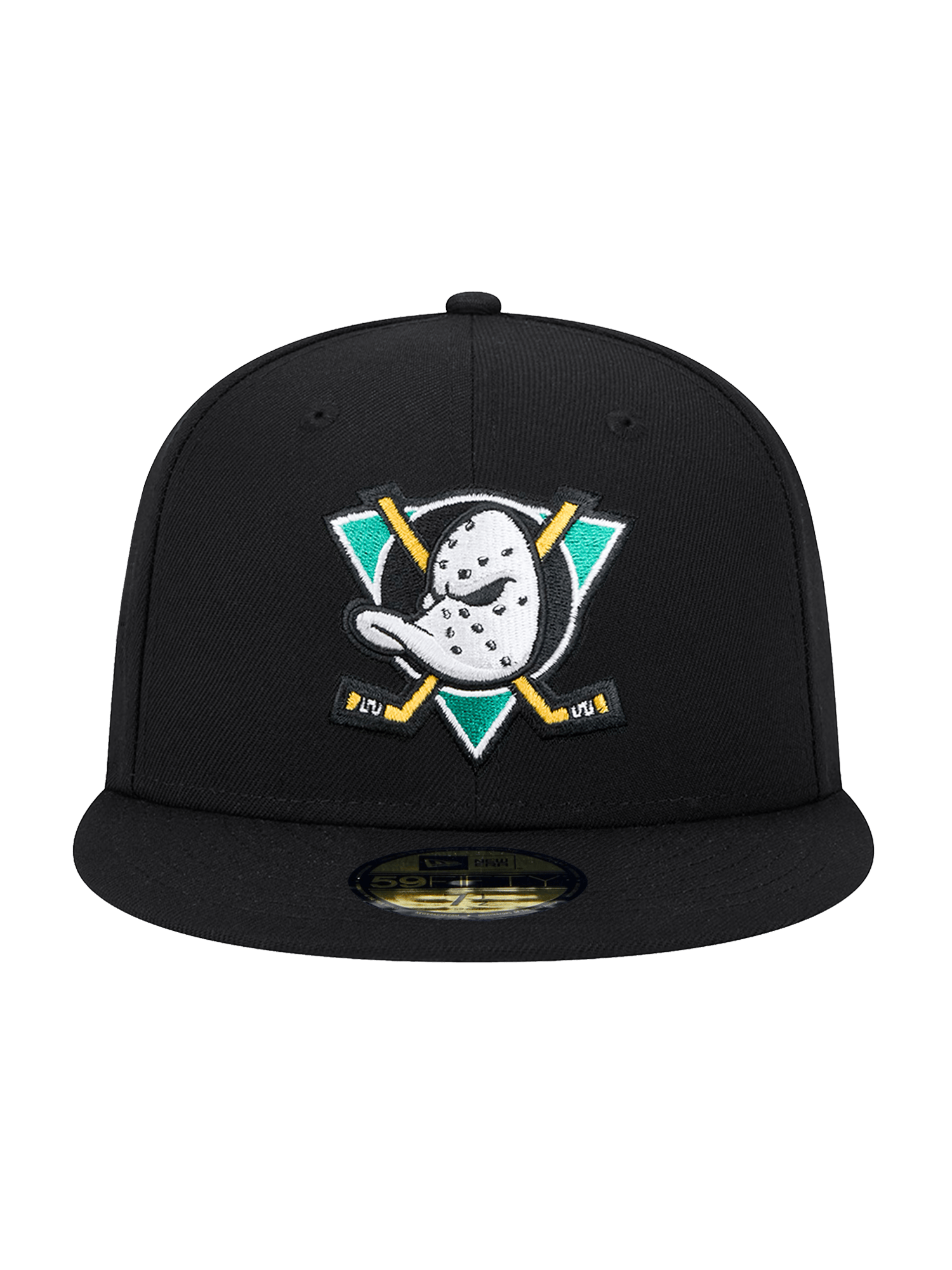 New Era Caps Anaheim Ducks New Era NHL Throwback 59FIFTY Fitted Hat - Black