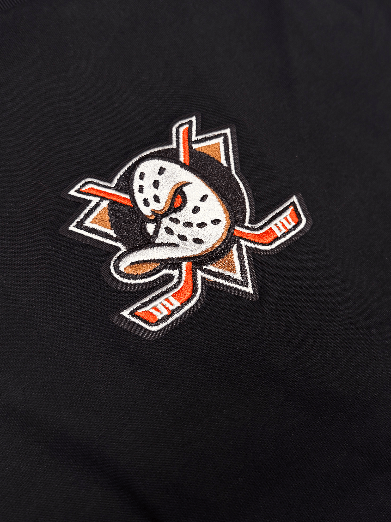 Pro Standard T-Shirts Anaheim Ducks Pro Standard NHL Icon Drop Shoulder T-Shirt - Black