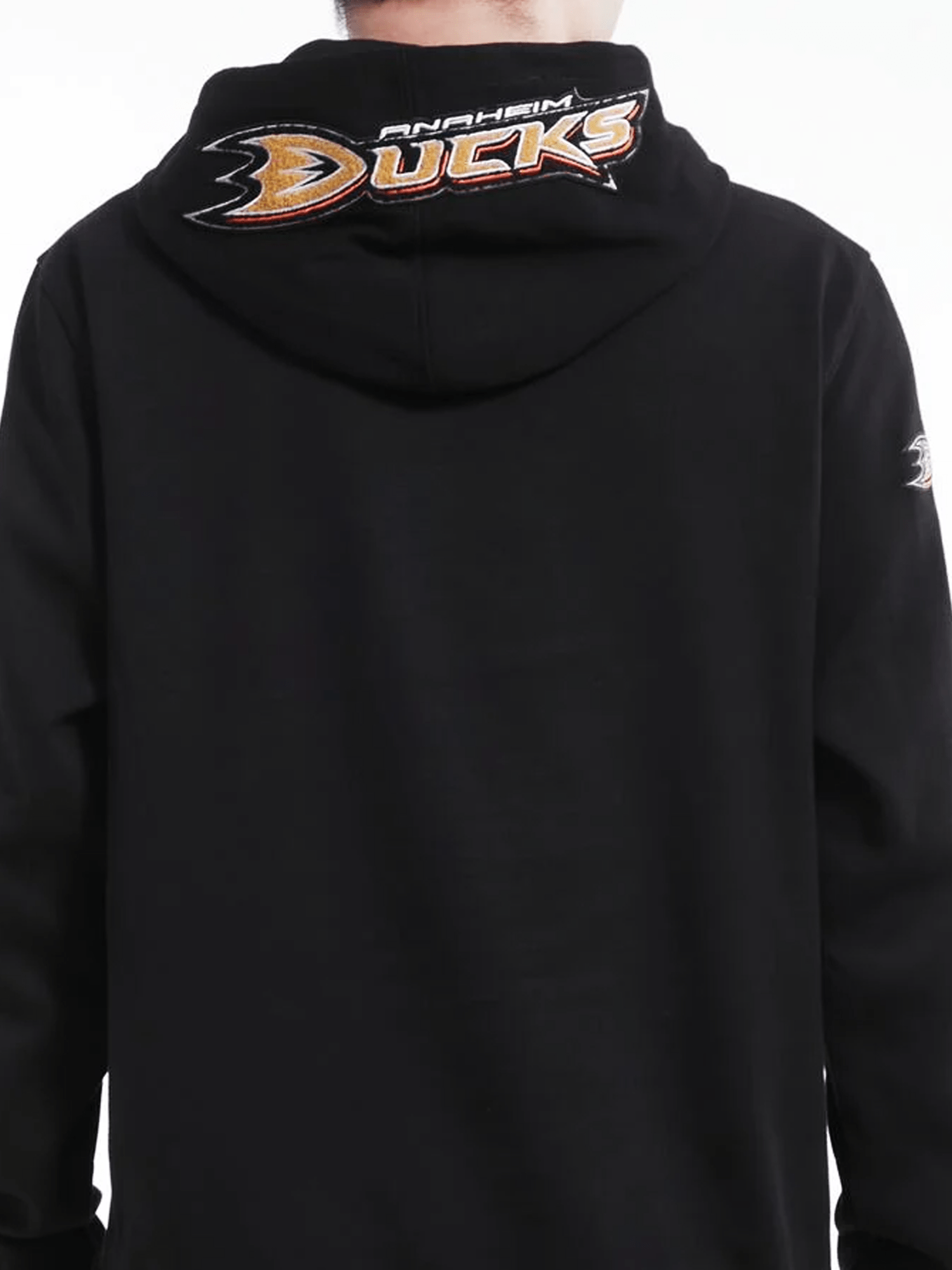 Pro Standard Jumpers Anaheim Ducks Pro Standard NHL Team Chenille Hoodie Jumper - Black