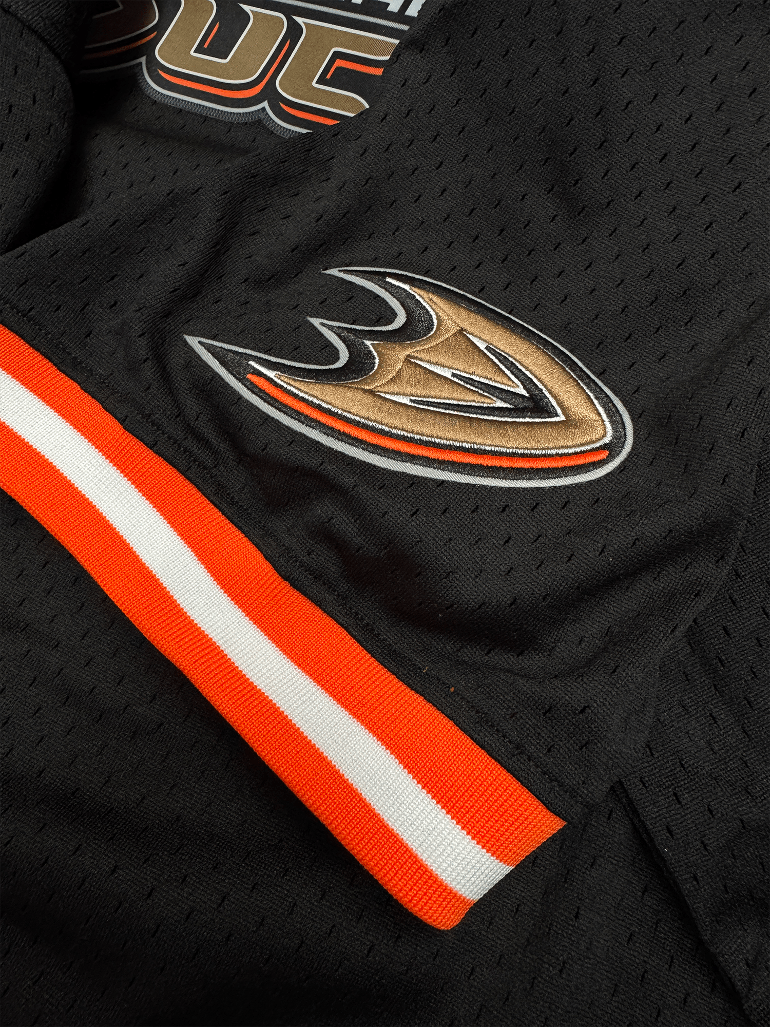 Pro Standard T-Shirts Anaheim Ducks Pro Standard NHL Team Mesh Short Sleeve - Black