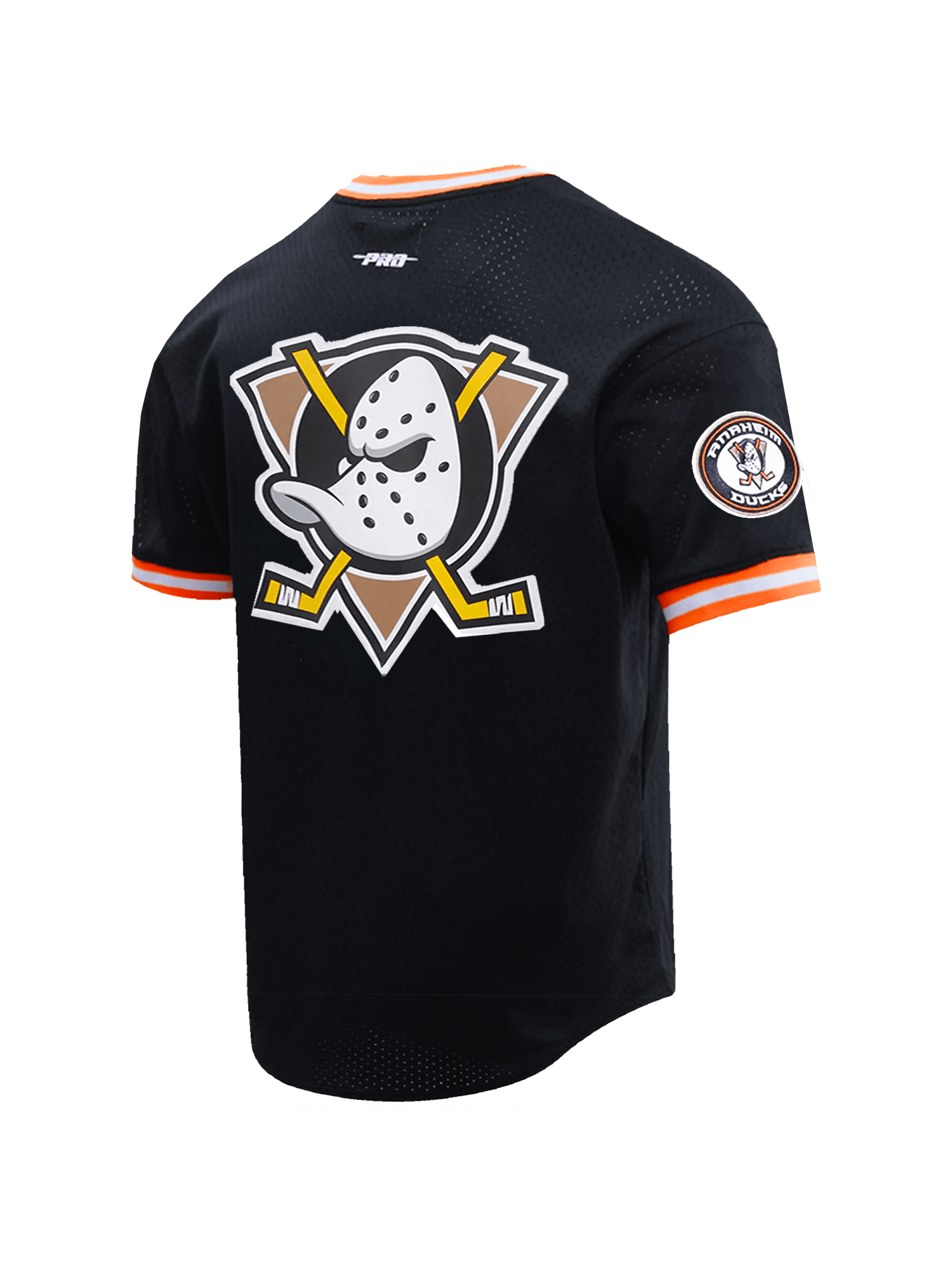 Pro Standard T-Shirts Anaheim Ducks Pro Standard NHL Team Mesh Short Sleeve - Black