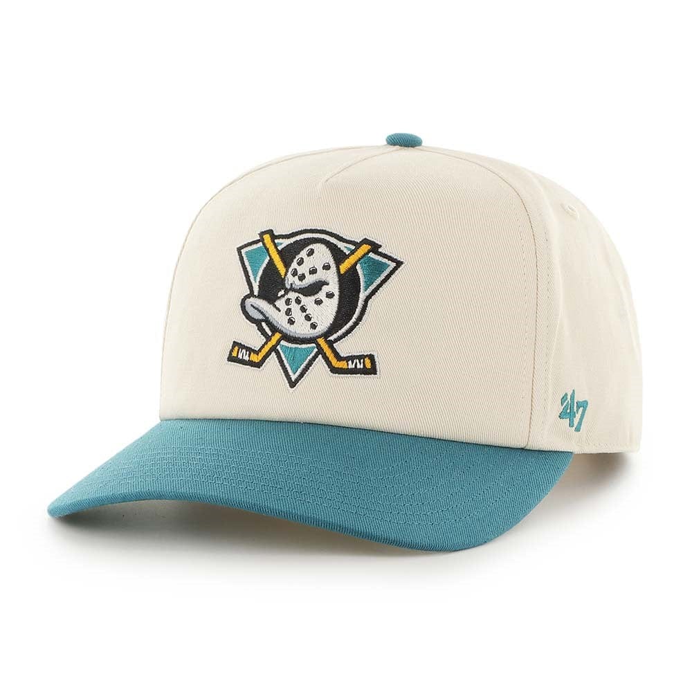 47 Brand Caps Anaheim Mighty Ducks '47 NHL 2T Nantasket Pre-Curved Snapback Hat - Natural