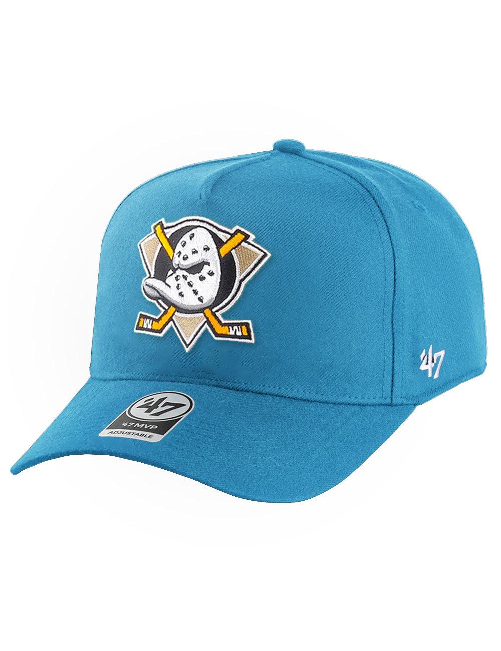 47 Brand Caps Anaheim Mighty Ducks '47 NHL Team MVP DT Snapback Hat - Teal