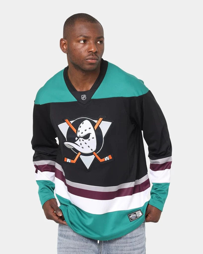 Majestic Athletic Jerseys Anaheim Mighty Ducks Majestic NHL Fan Replica Jersey - Black