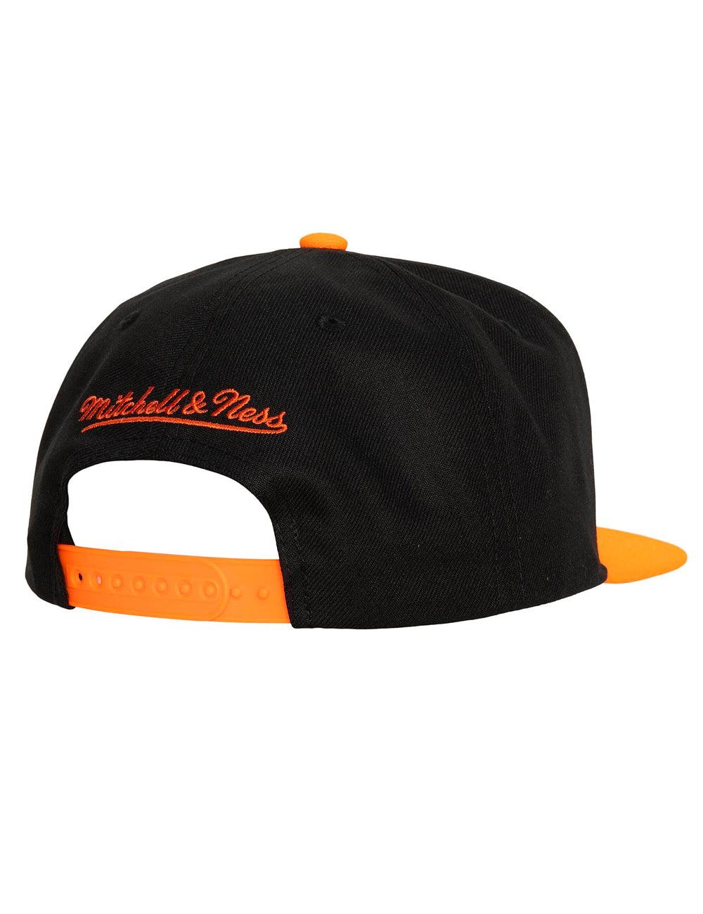 Mitchell And Ness Caps Anaheim Mighty Ducks Mitchell & Ness NHL Team 2 Tone 2.0 OG Snapback Hat - Black