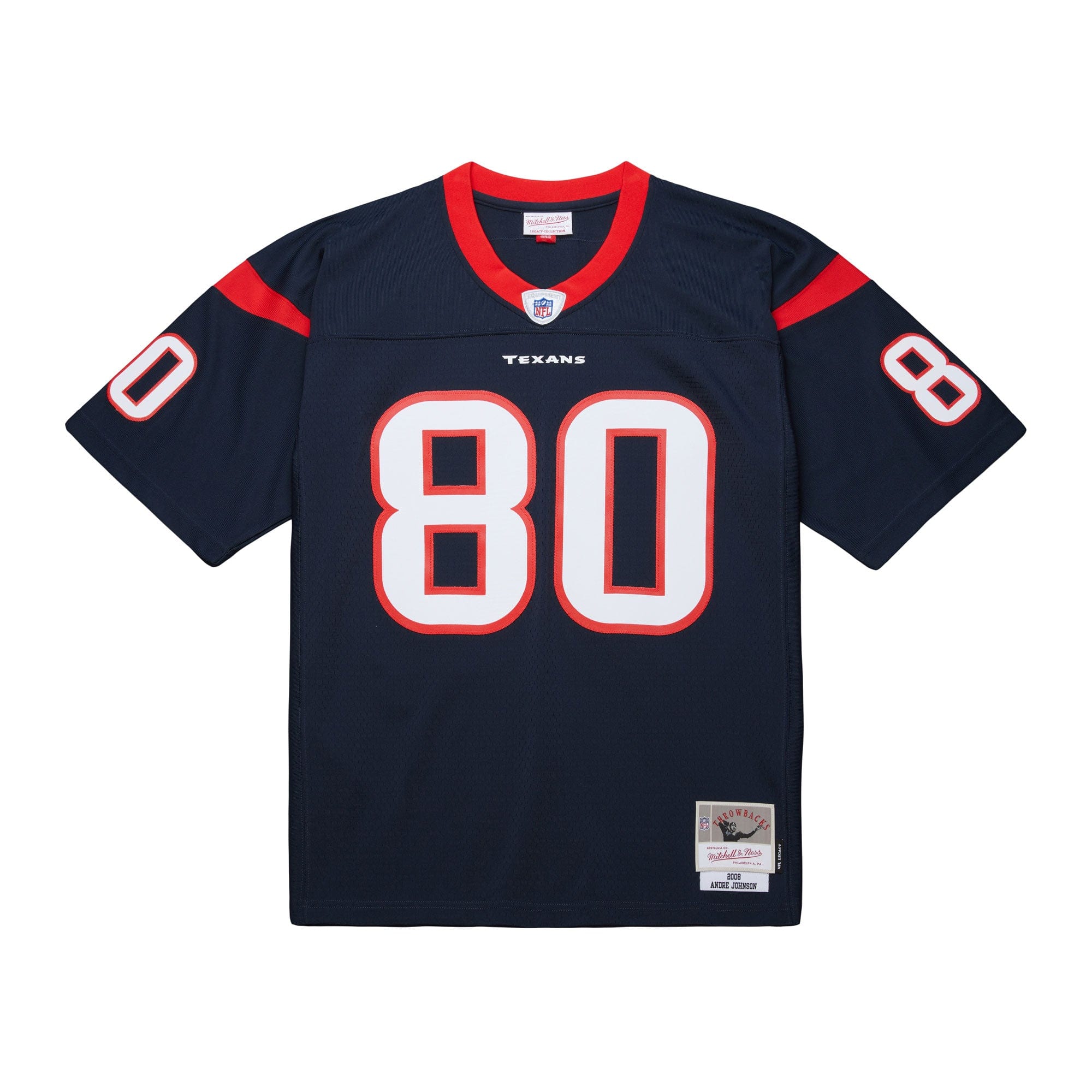 Mitchell And Ness Jerseys Andre Johnson Houston Texans Mitchell & Ness NFL 2008 Legacy Jersey - Navy