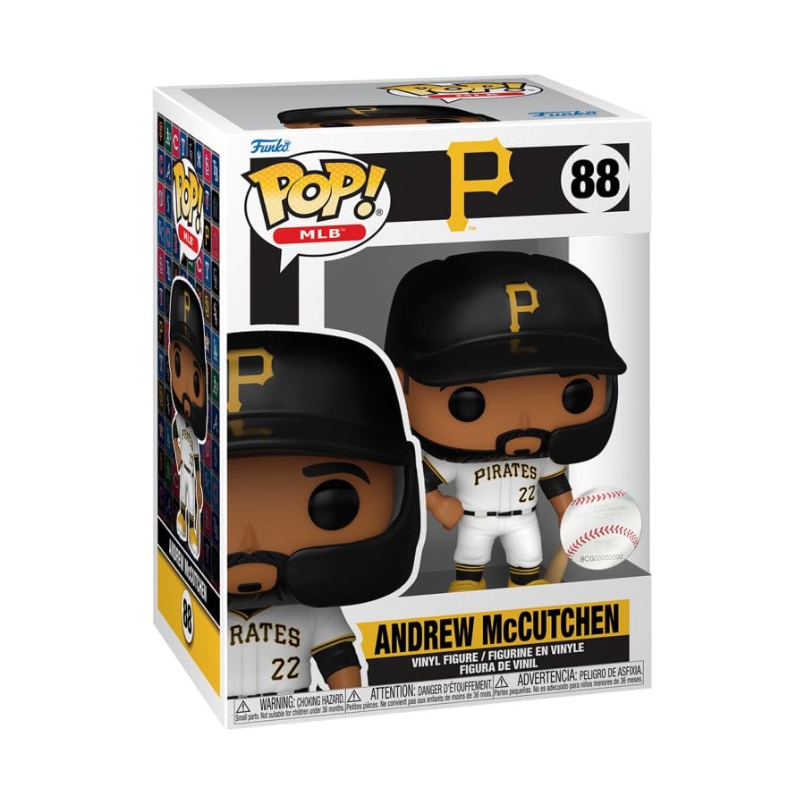 Funko Figures Andrew McCutchen Pittsburgh Pirates Funko MLB Pop Vinyl 3.75" Figure - White