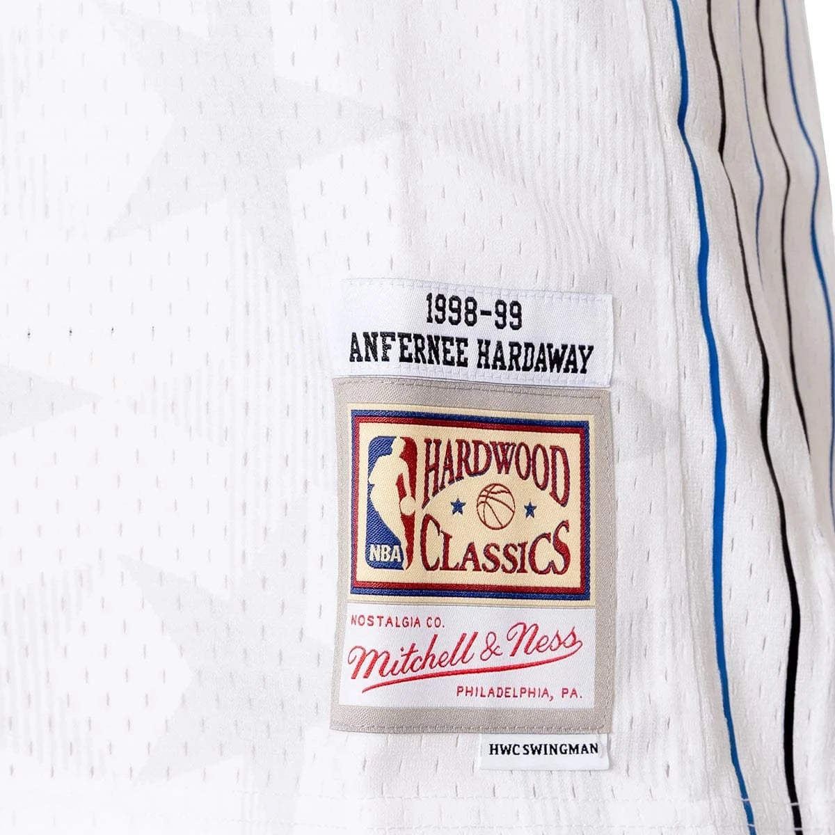 Mitchell And Ness Jerseys Anfernee Hardaway Orlando Magic Mitchell & Ness NBA 98-99 Home Swingman Jersey - White