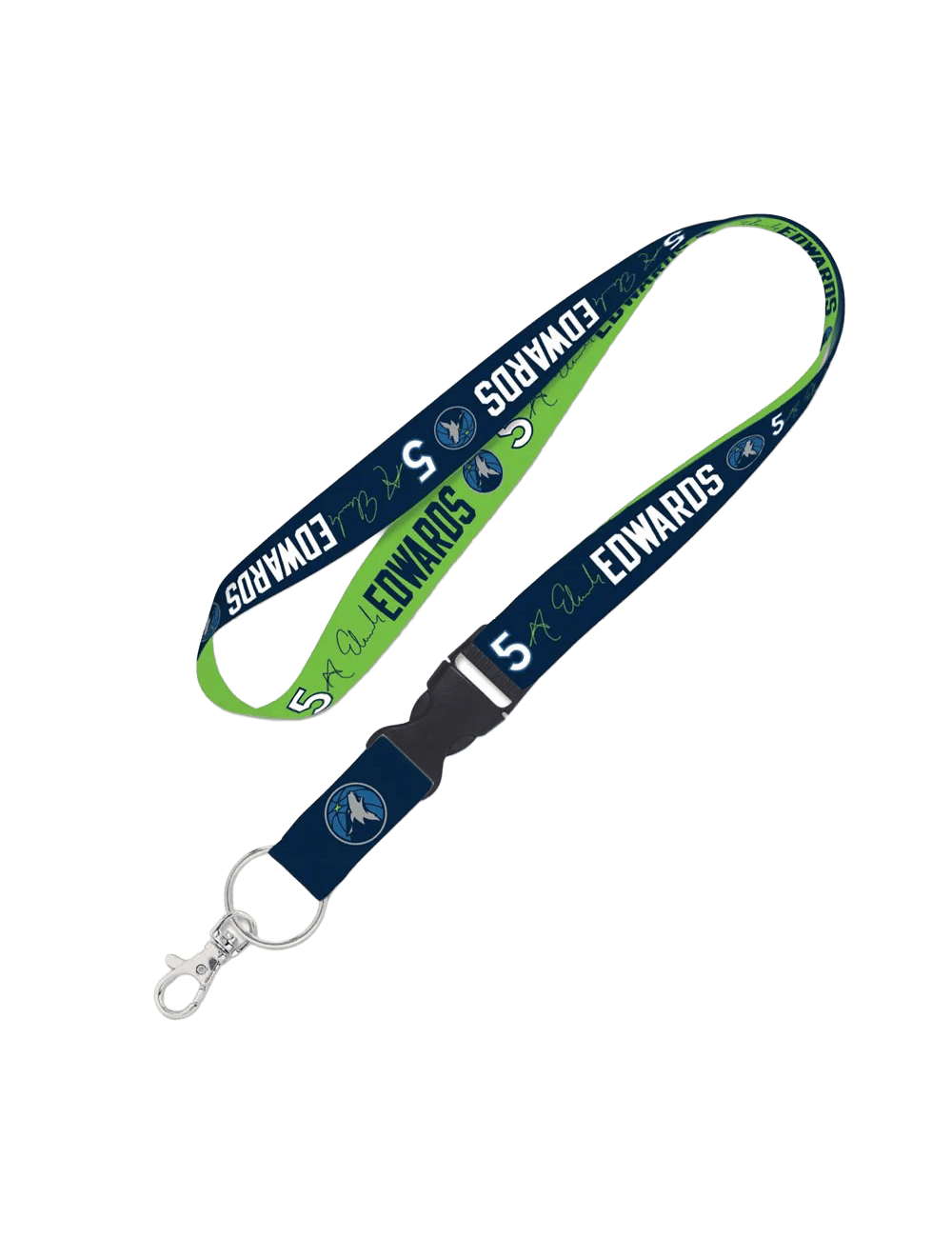 Wincraft Accessories Anthony Edwards Minnesota Timberwolves Wincraft NBA Lanyard w/Detachable Buckle