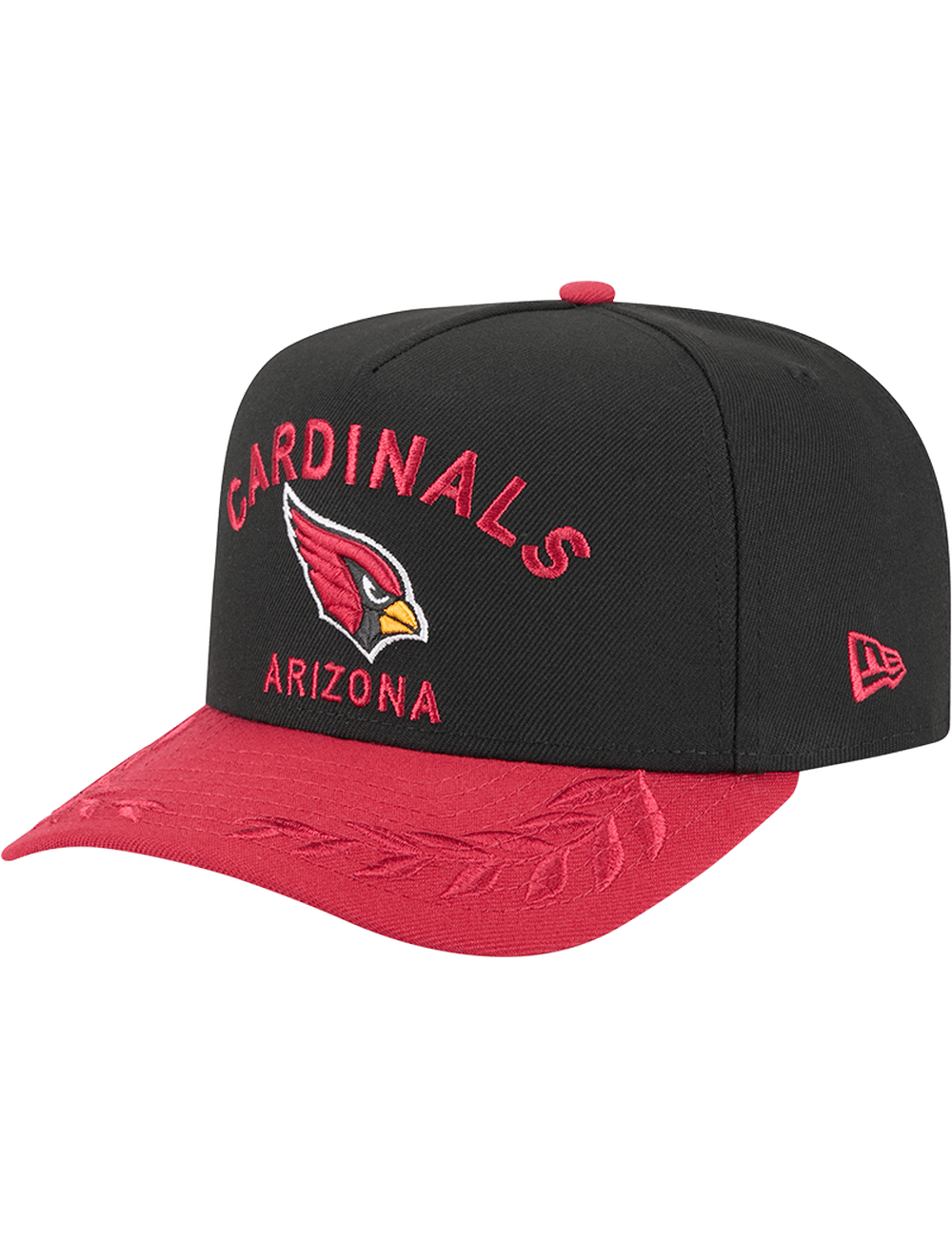 New Era Caps Arizona Cardinals New Era NFL 25 Draft Pre-Curved 9FIFTY A-Frame Snapback Hat - Black