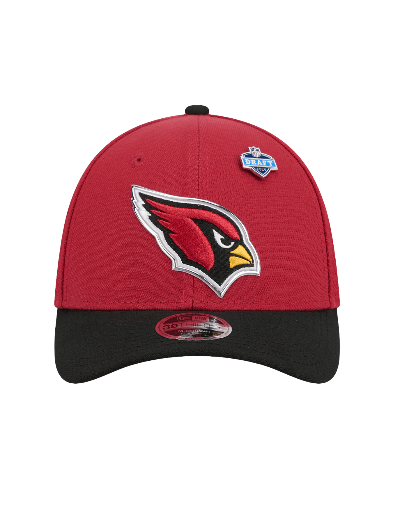 New Era Caps M/L Arizona Cardinals New Era NFL Draft 26 39THIRTY M-Crown Stretch-Fit Hat