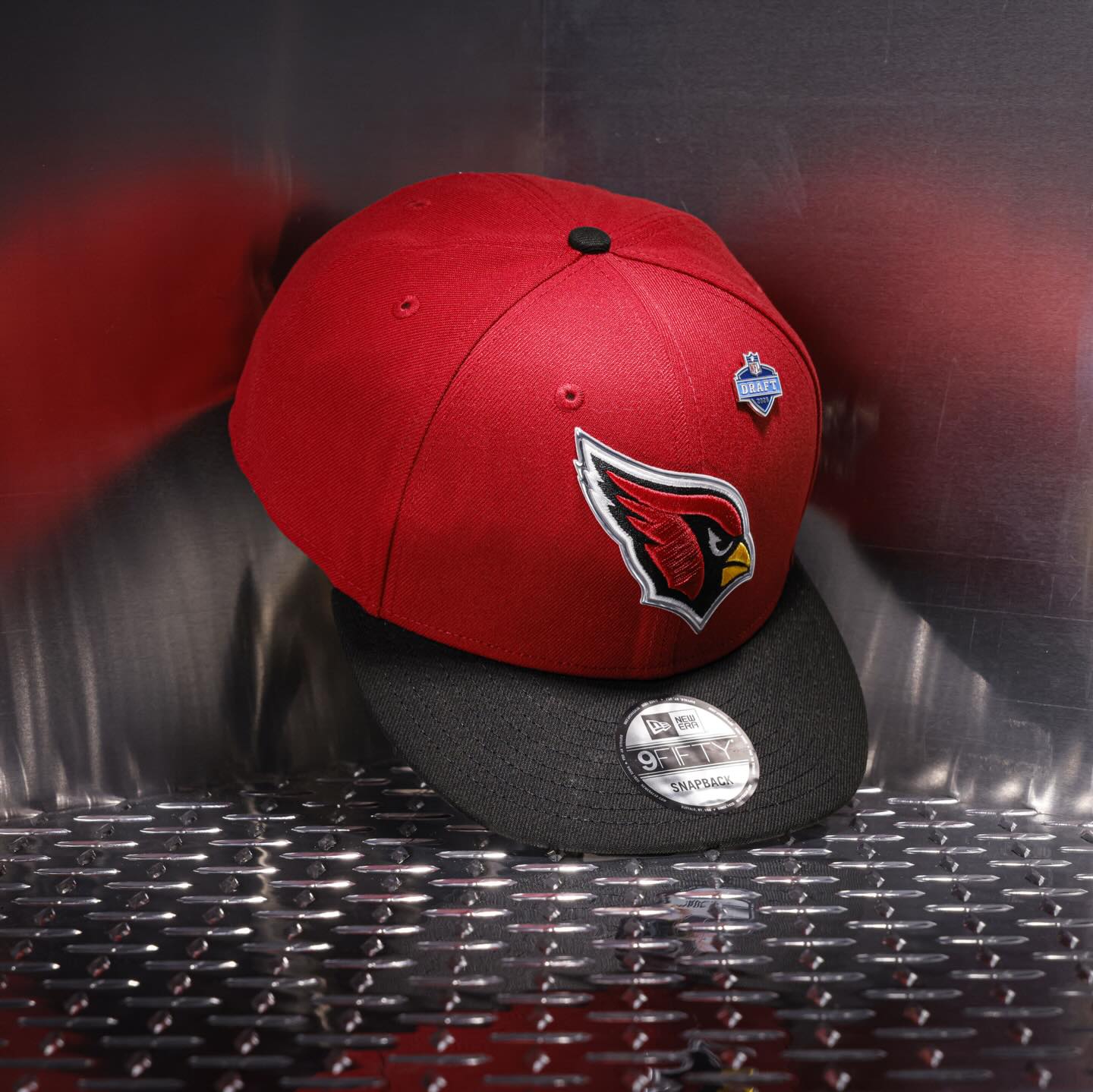 New Era Caps OSFM Arizona Cardinals New Era NFL Draft 26 9FIFTY Pre-Curved Snapback Hat