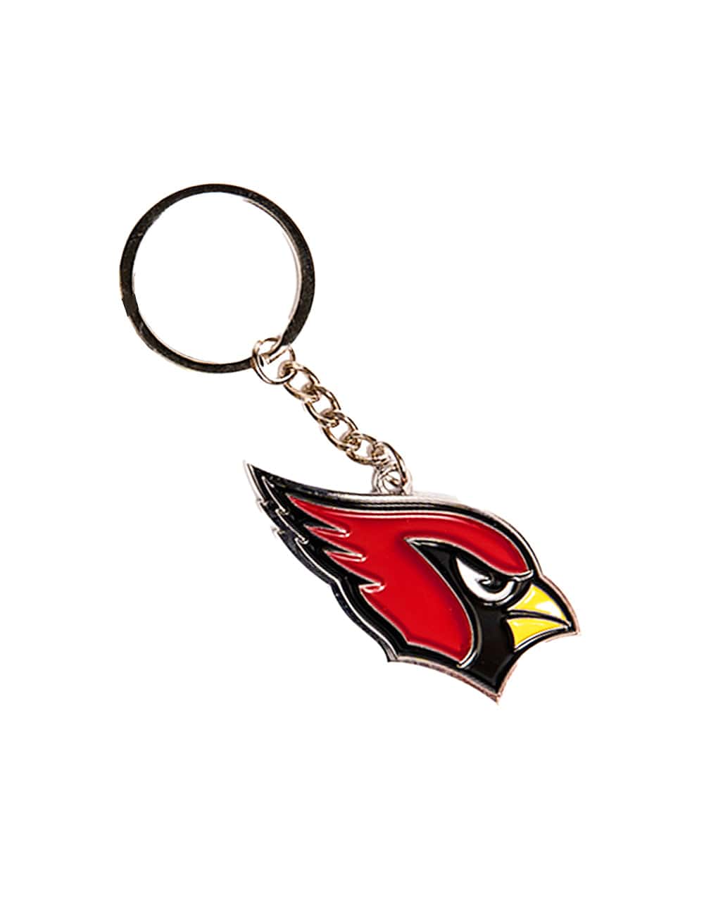 NFL Branded Accessories Arizona Cardinals NFL Team Logo Steel Keyring