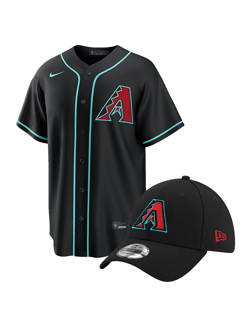 US Sports HQ Bundles Arizona Diamondbacks MLB Alt Jersey & Hat Bundle