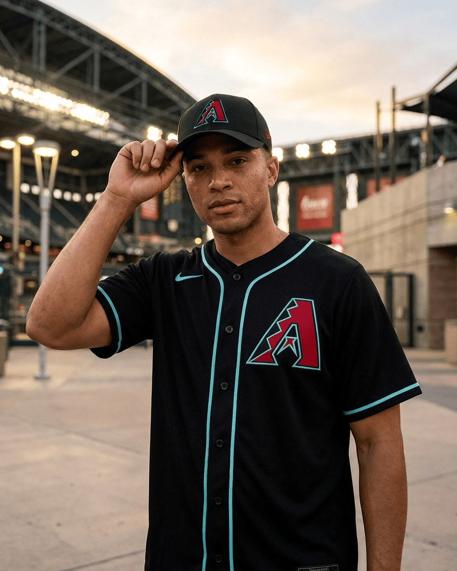US Sports HQ Bundles Arizona Diamondbacks MLB Alt Jersey & Hat Bundle