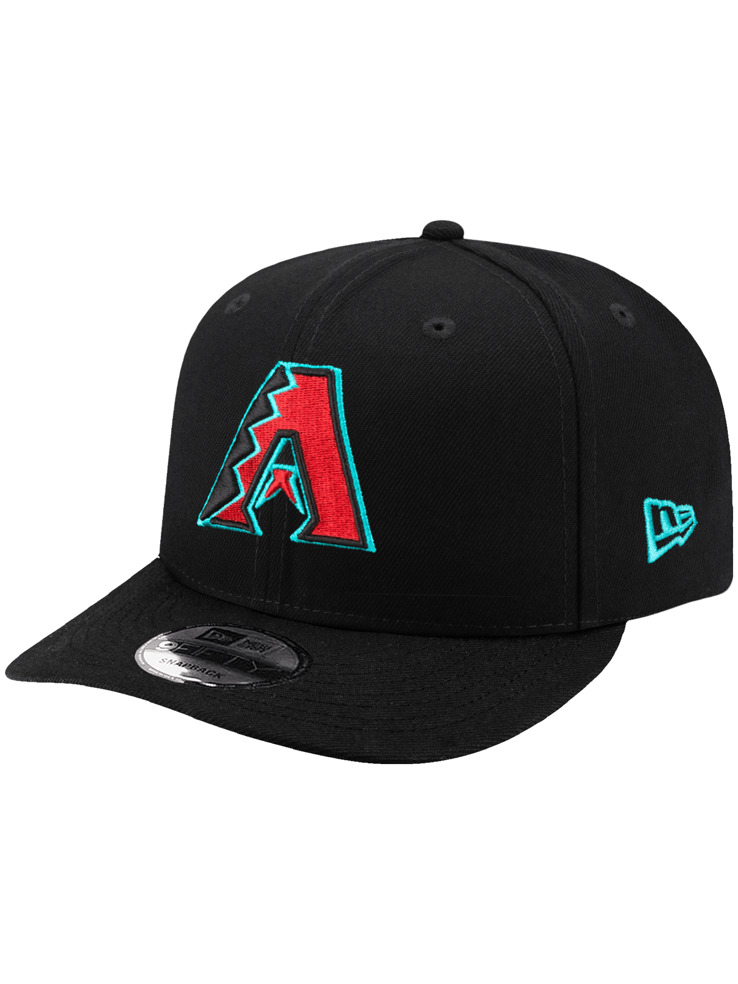 New Era Caps OSFA Arizona Diamondbacks New Era MLB Alt Pre-Curved 9FIFTY Snapback Hat - Black