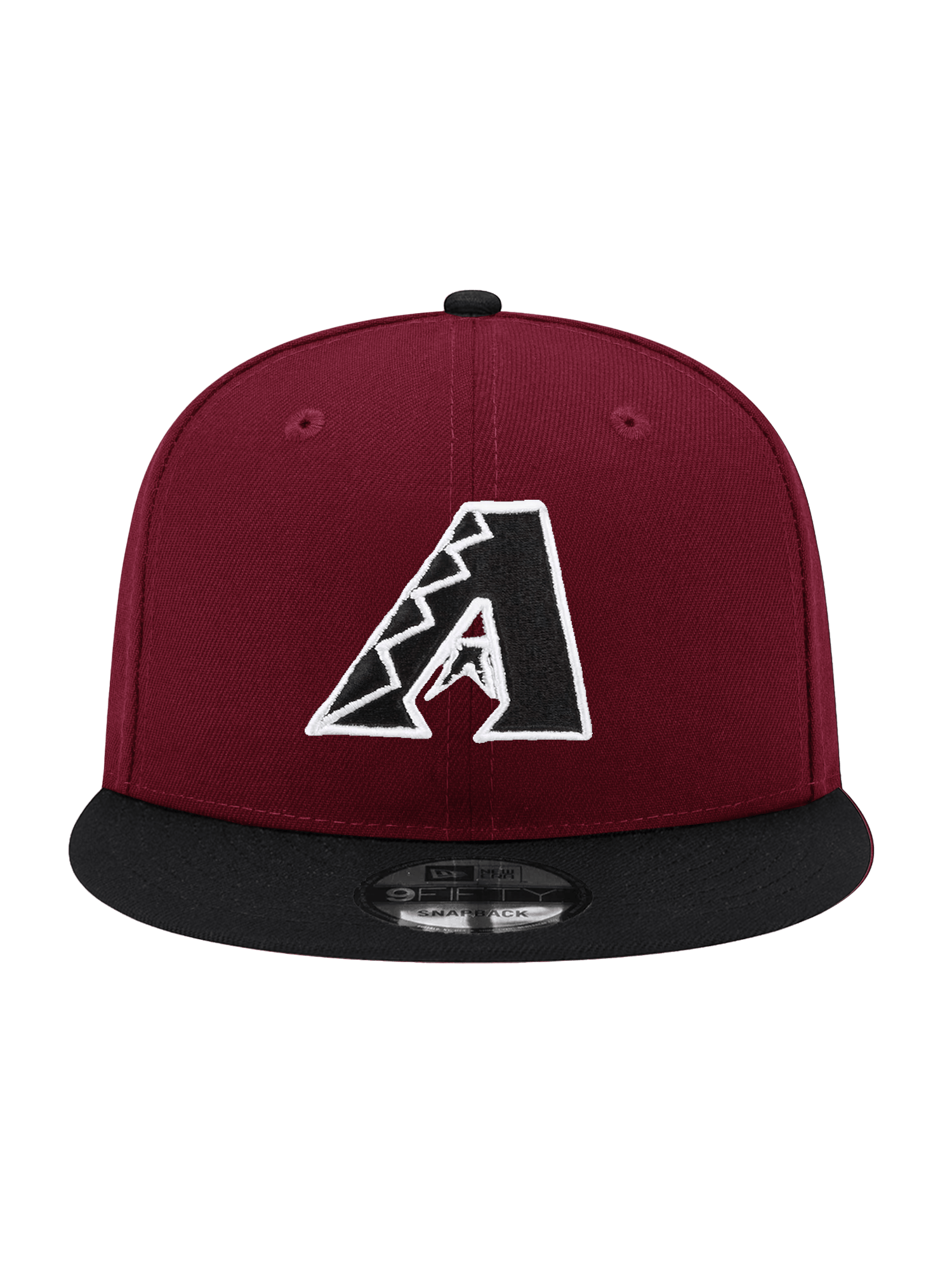 New Era Caps Arizona Diamondbacks New Era MLB Home Mono 9FIFTY Snapback Hat - Dark Red