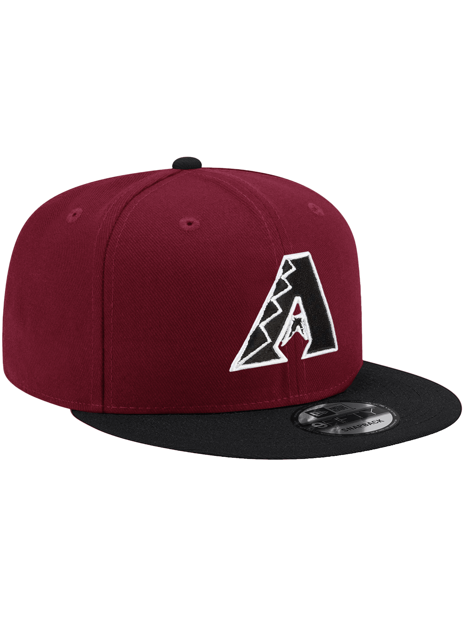 New Era Caps Arizona Diamondbacks New Era MLB Home Mono 9FIFTY Snapback Hat - Dark Red