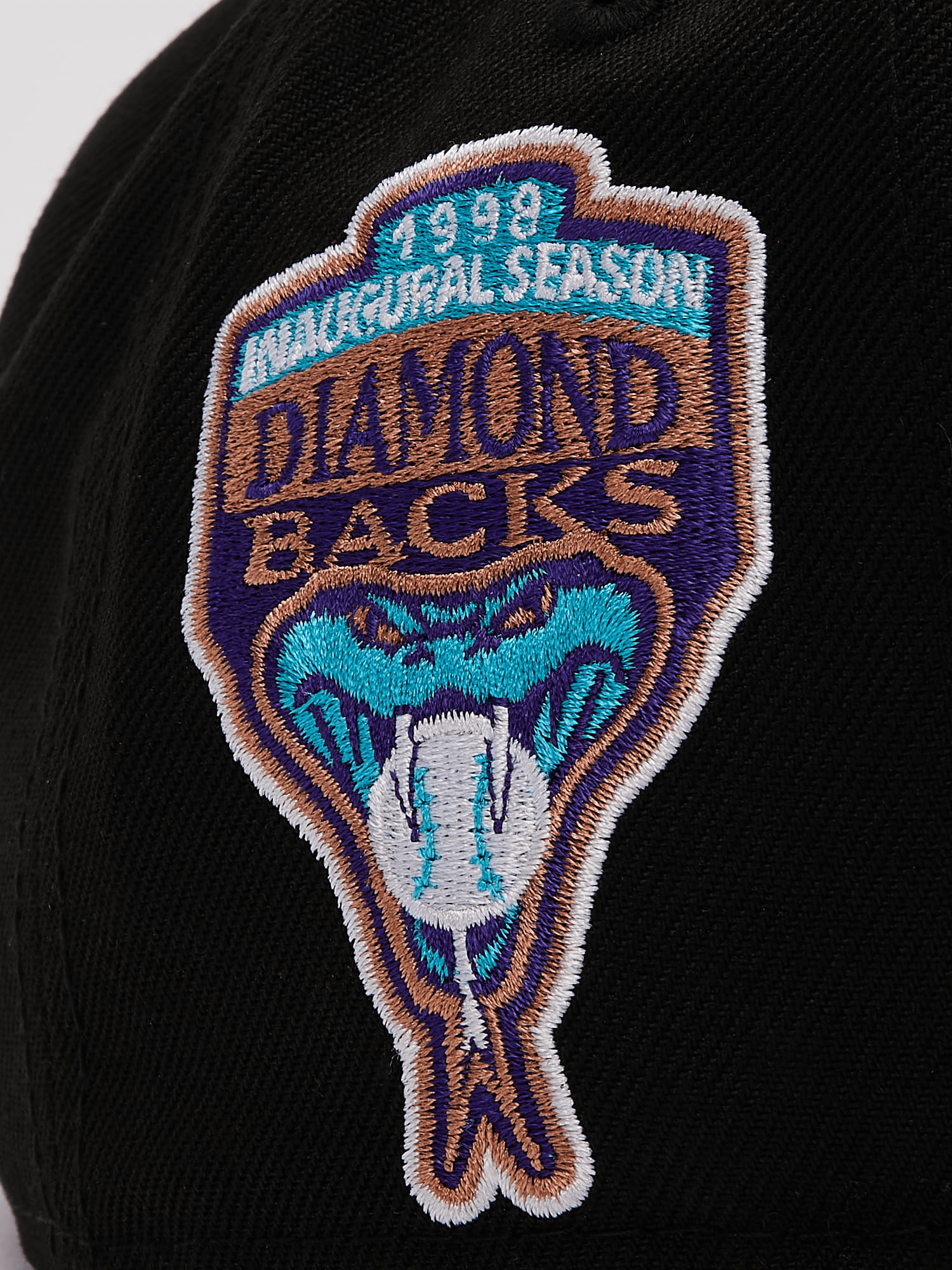 New Era Caps Arizona Diamondbacks New Era MLB Inaugural Pre-Curved 9FIFTY A-Frame Snapback Hat - Black