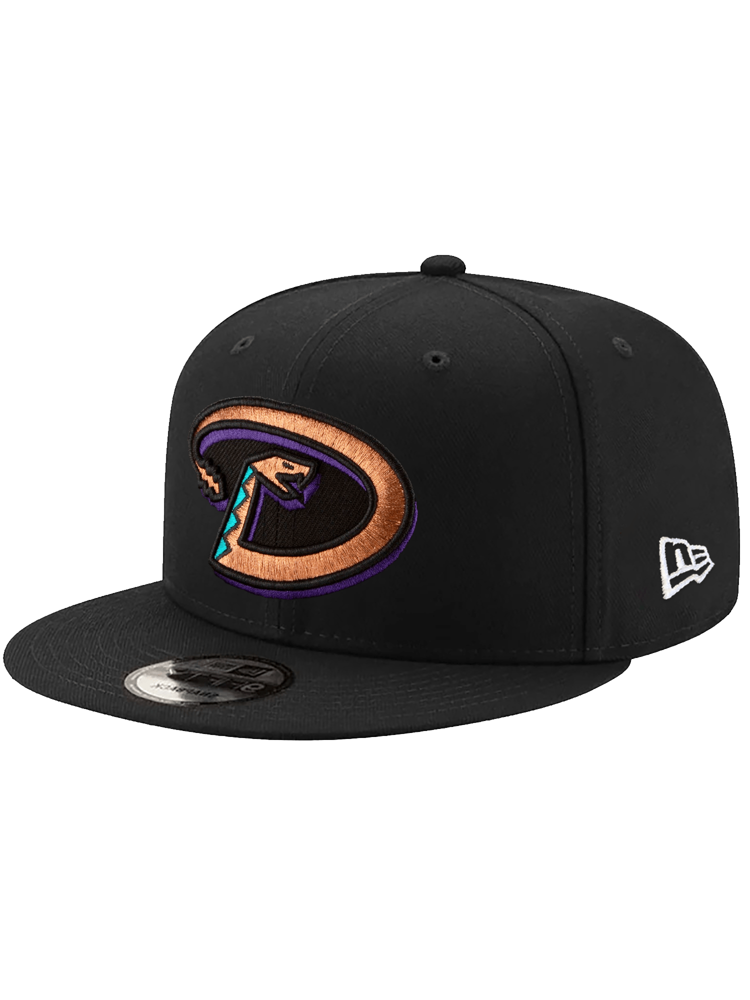 New Era Caps Arizona Diamondbacks New Era MLB World Series Patch 9FIFTY Snapback Hat - Black