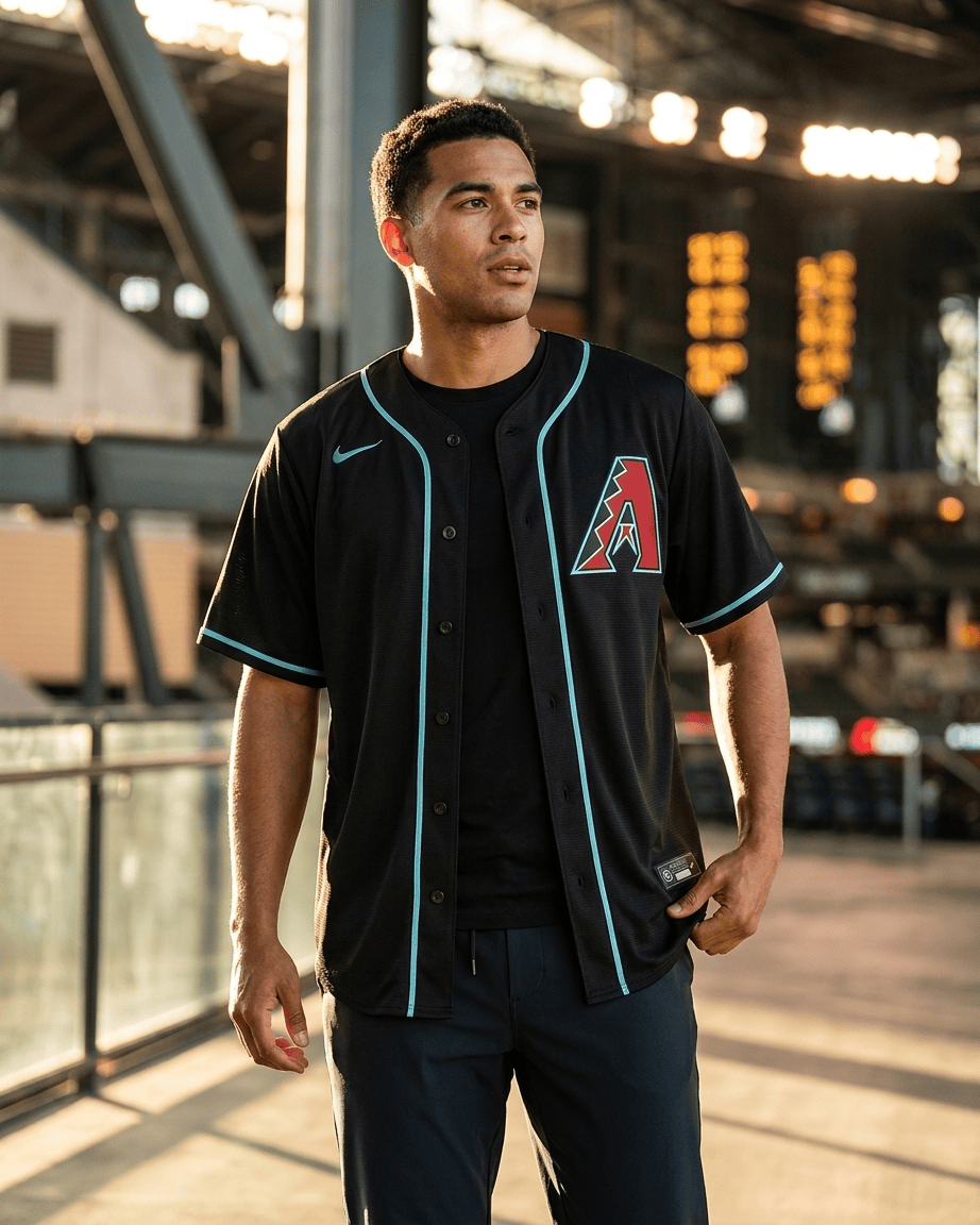 Nike Jerseys Arizona Diamondbacks Nike MLB Alternate Replica Jersey - Black