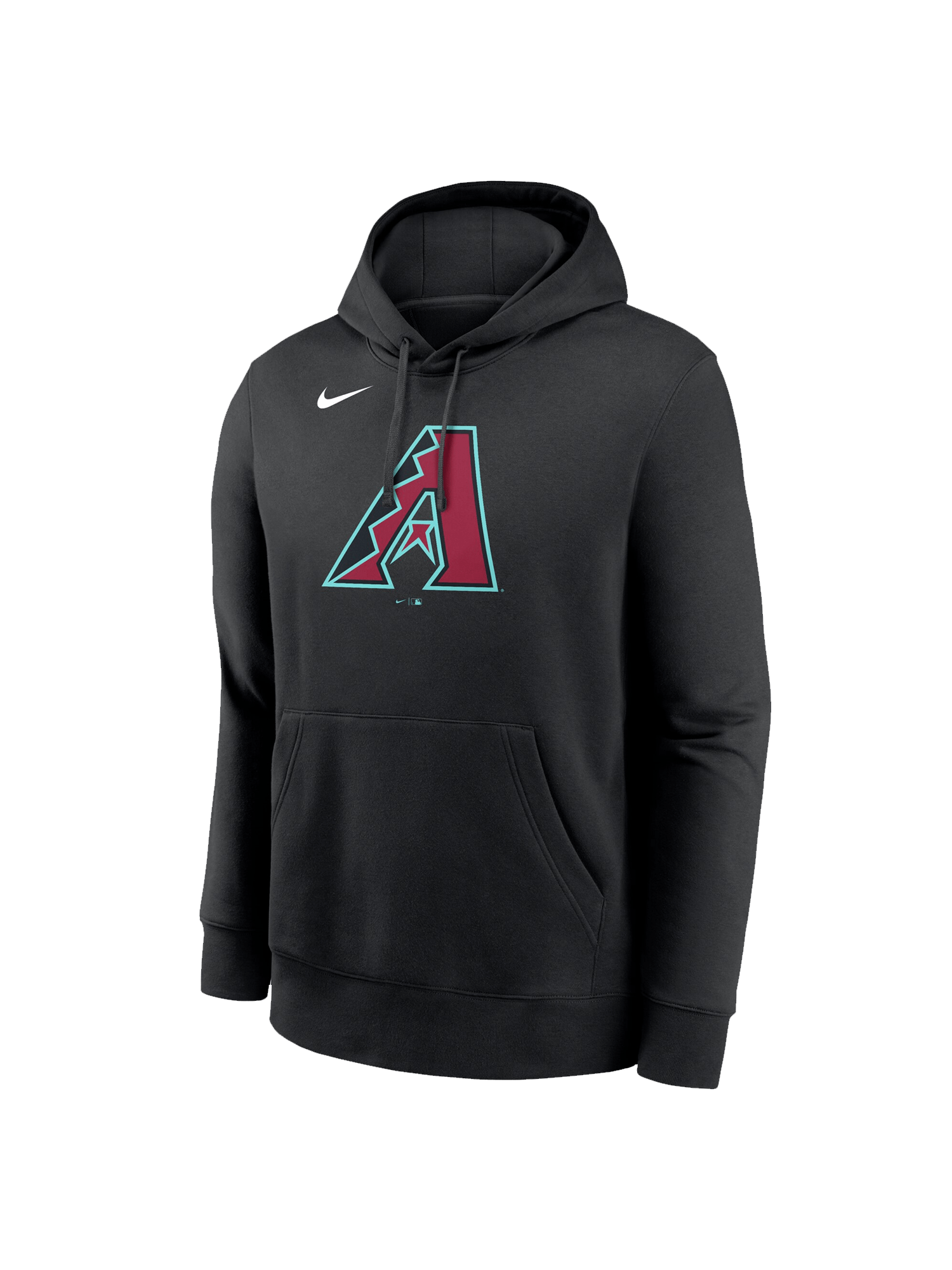 Nike Jumpers Arizona Diamondbacks Nike MLB Logo Club Hoodie Jumper - Black