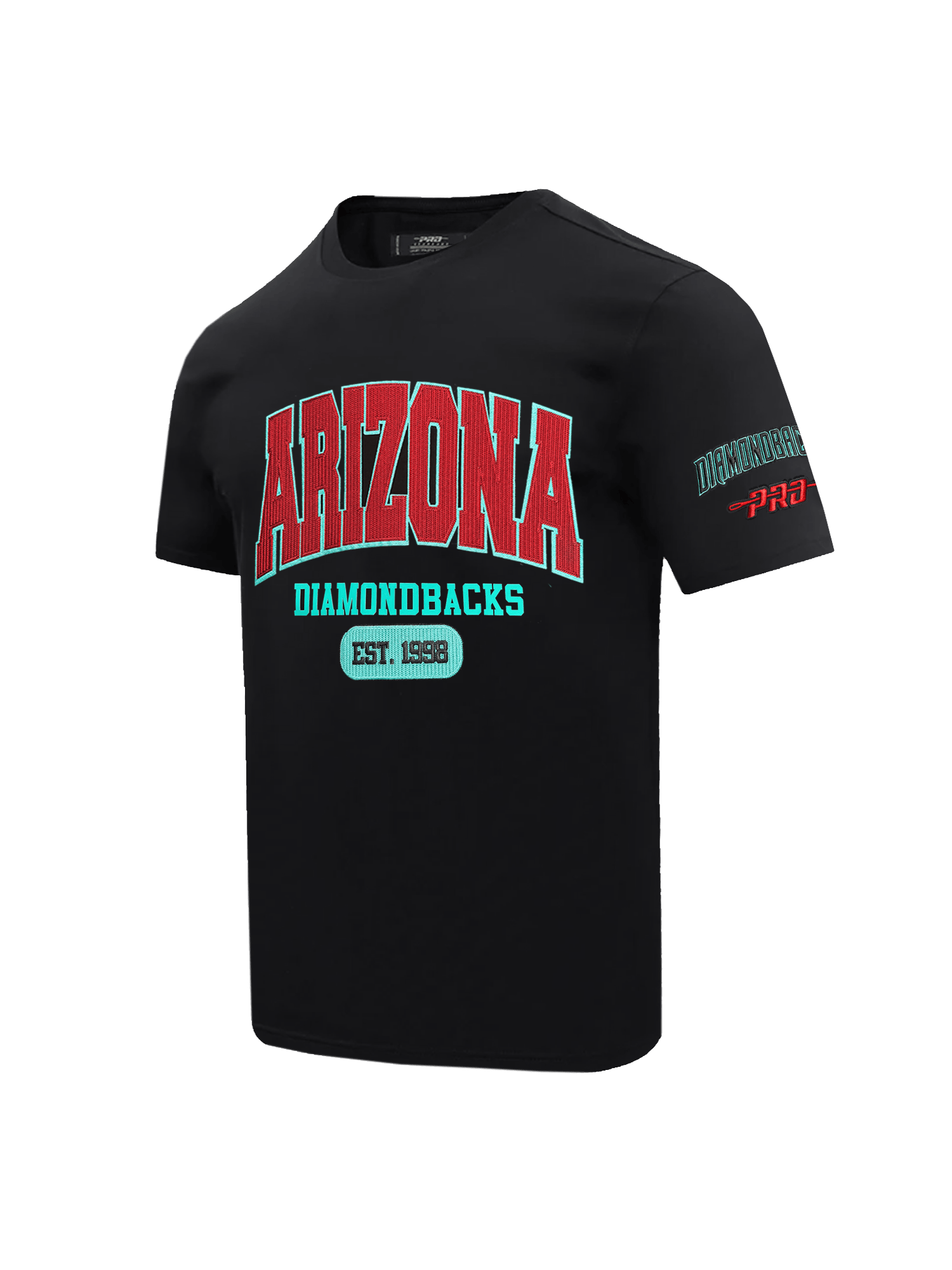Pro Standard T-Shirts Arizona Diamondbacks Pro Standard MLB City Arch Premium Flex T-Shirt - Black