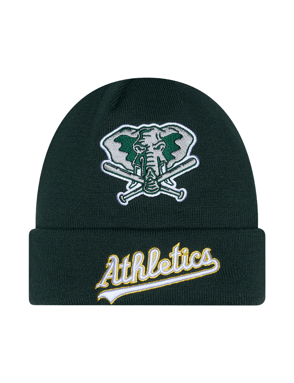 New Era Beanies OSFM Athletics New Era MLB 26 AC Clubhouse Knit Beanie - Green