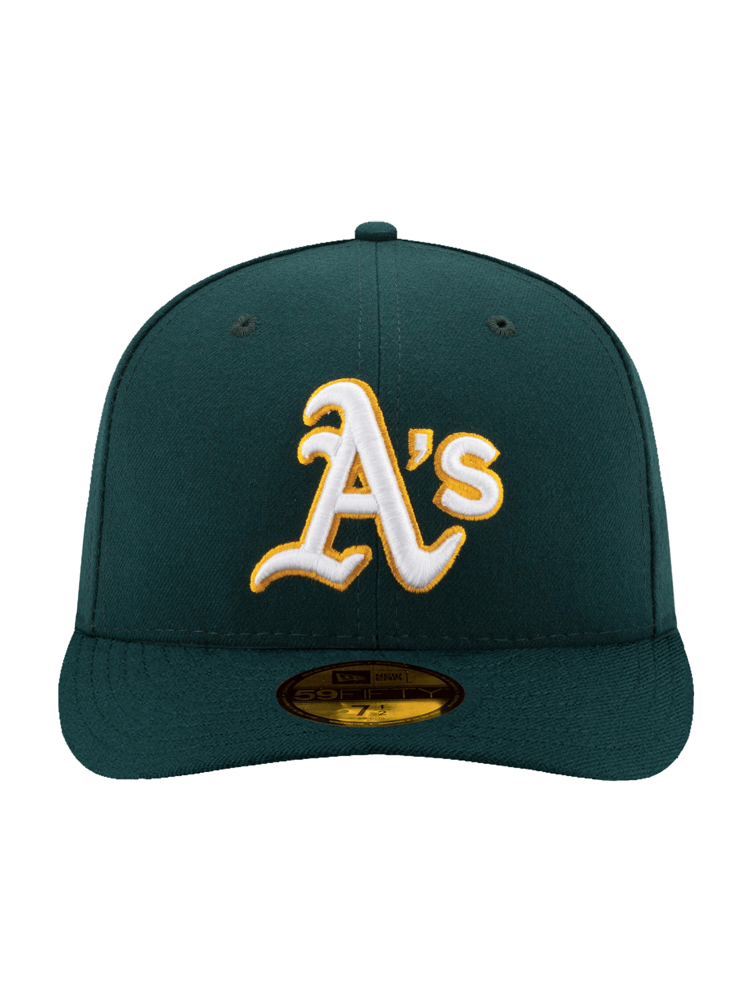 New Era Caps Athletics New Era MLB AC On-Field Road 59FIFTY Pre-Curved Fitted Hat - Green