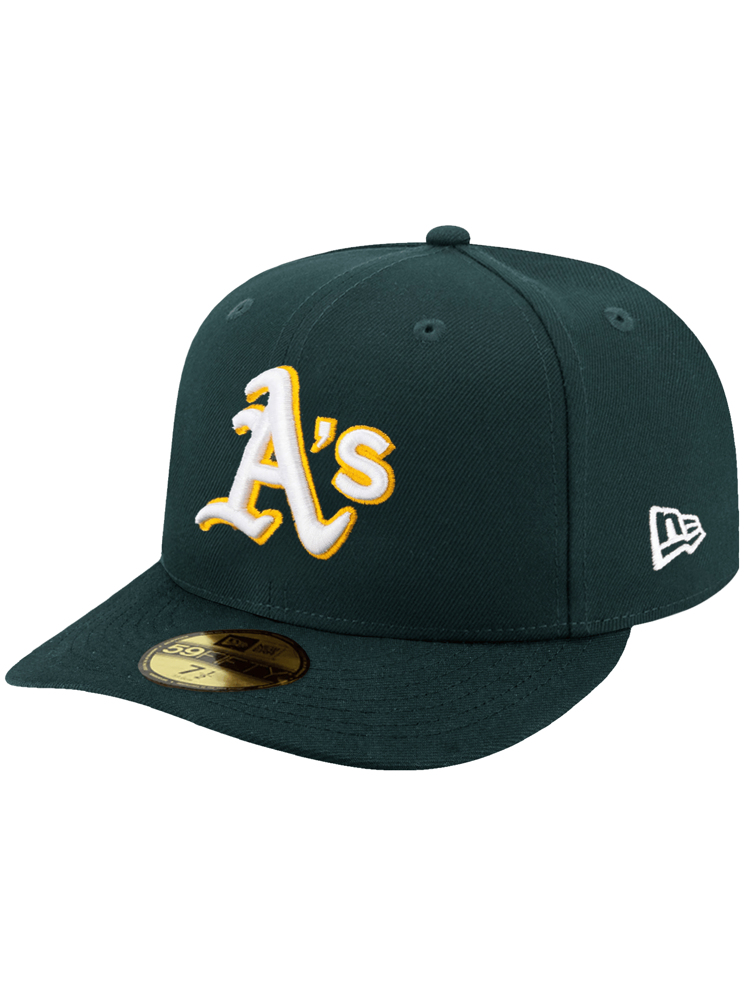 New Era Caps Athletics New Era MLB AC On-Field Road 59FIFTY Pre-Curved Fitted Hat - Green