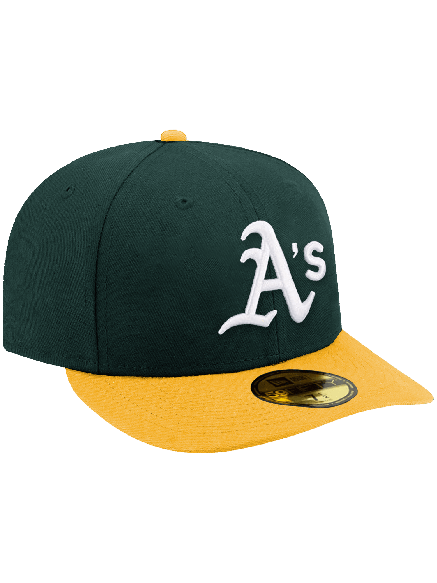 New Era Caps Athletics New Era MLB On-Field AC Pre-Curved Home 59FIFTY Fitted Hat - Green