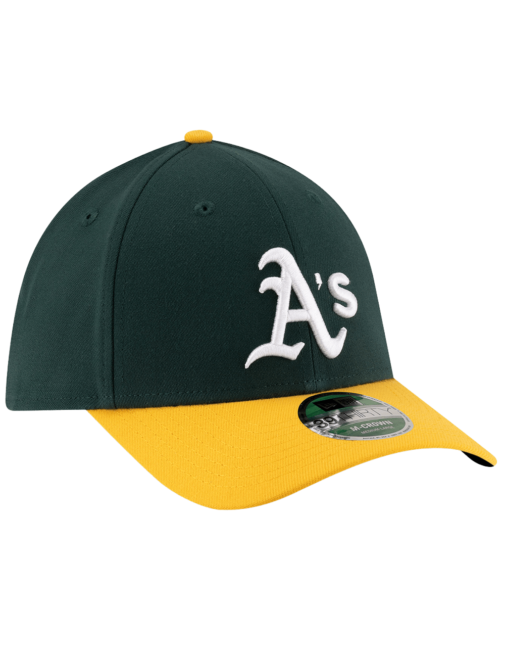 New Era Caps Athletics New Era MLB Player Replica 39THIRTY M-Crown Stretch-Fit Hat - Green