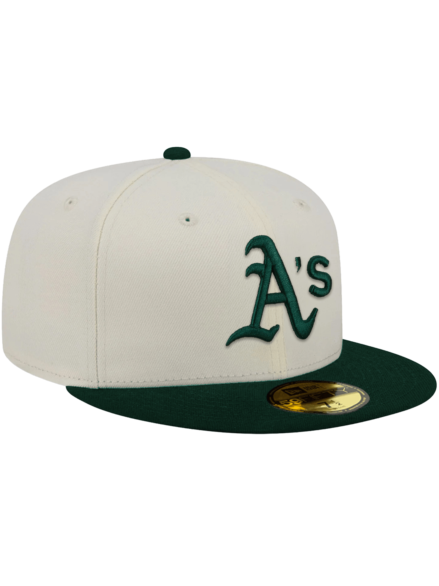 New Era Caps Athletics New Era MLB Team 2 Tone 59FIFTY Fitted Hat - Chrome
