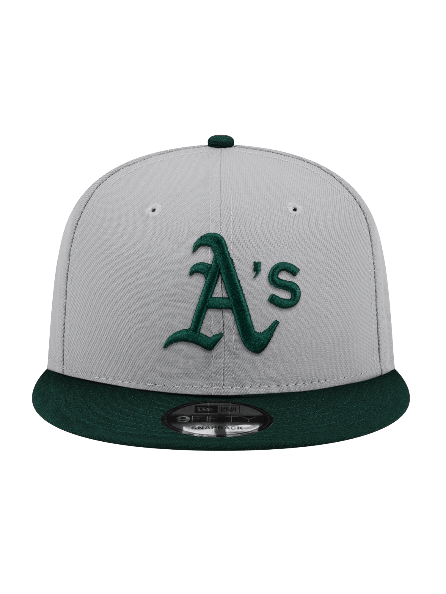 New Era Caps OSFA Athletics New Era MLB Team 2 Tone 9FIFTY Snapback Hat - Grey