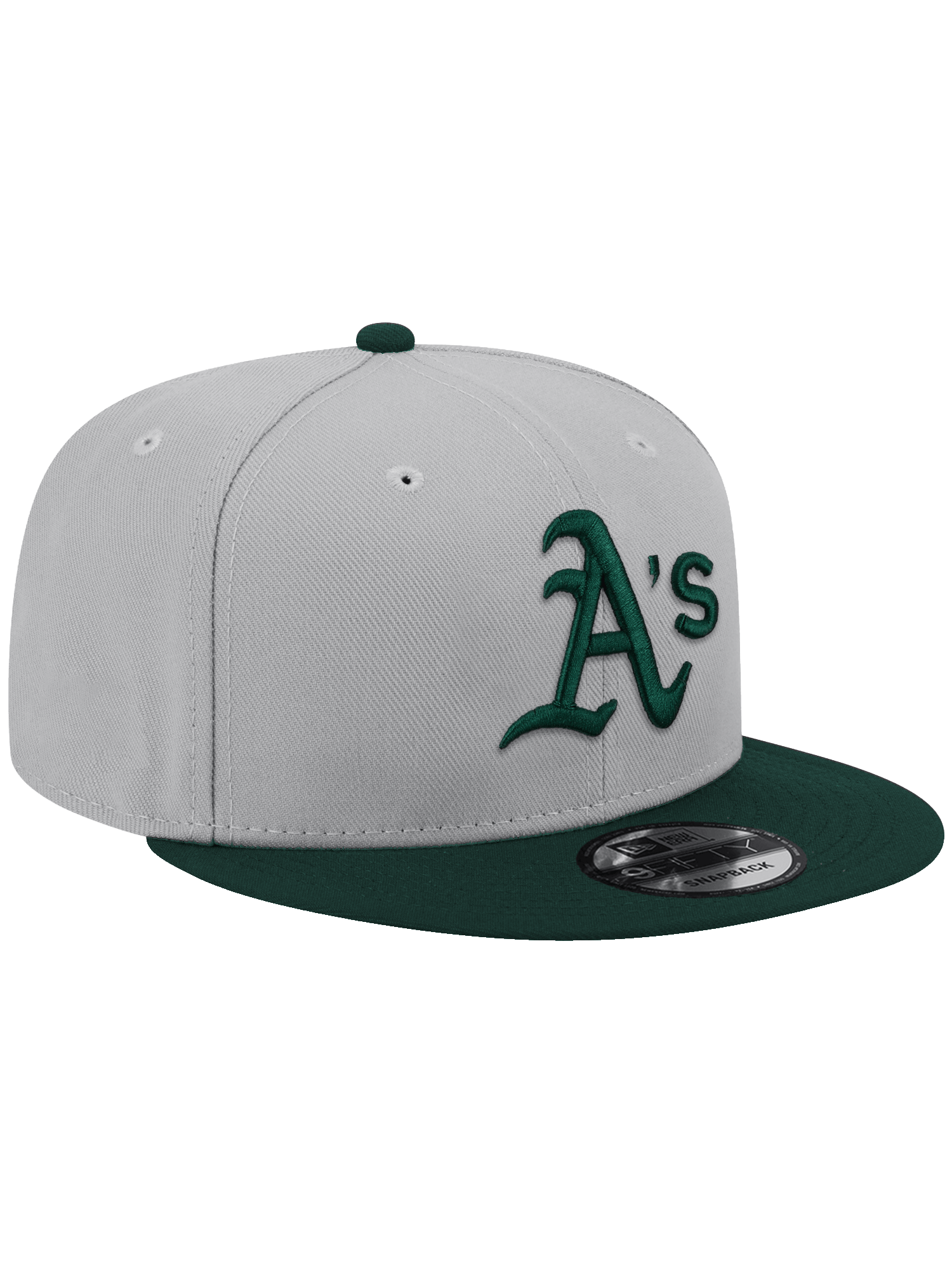 New Era Caps OSFA Athletics New Era MLB Team 2 Tone 9FIFTY Snapback Hat - Grey