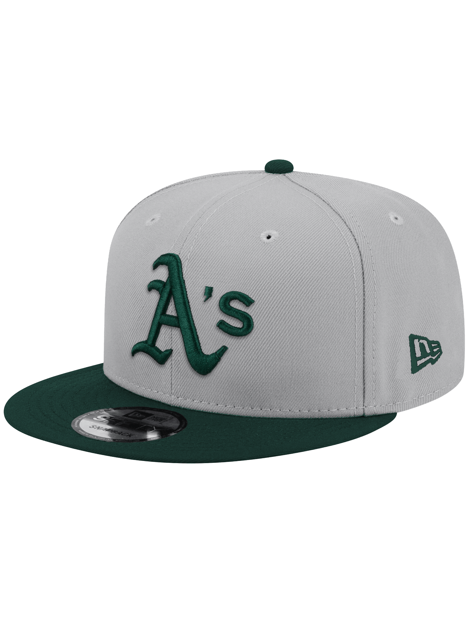 New Era Caps OSFA Athletics New Era MLB Team 2 Tone 9FIFTY Snapback Hat - Grey