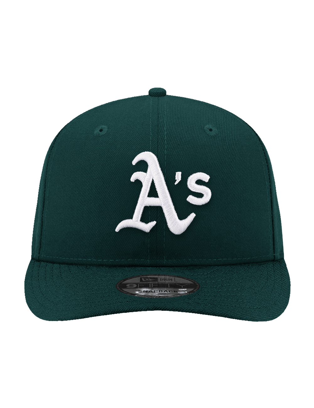 New Era Caps Athletics New Era MLB Team Pre-Curved 9FIFTY Snapback Hat - Green
