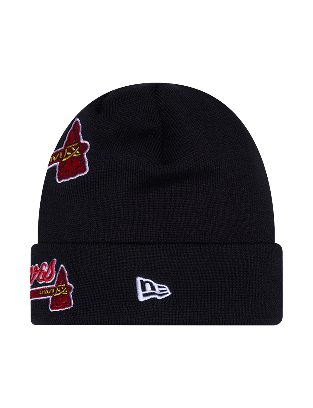 New Era Beanies OSFM Atlanta Braves New Era MLB 26 AC Clubhouse Knit Beanie - Navy