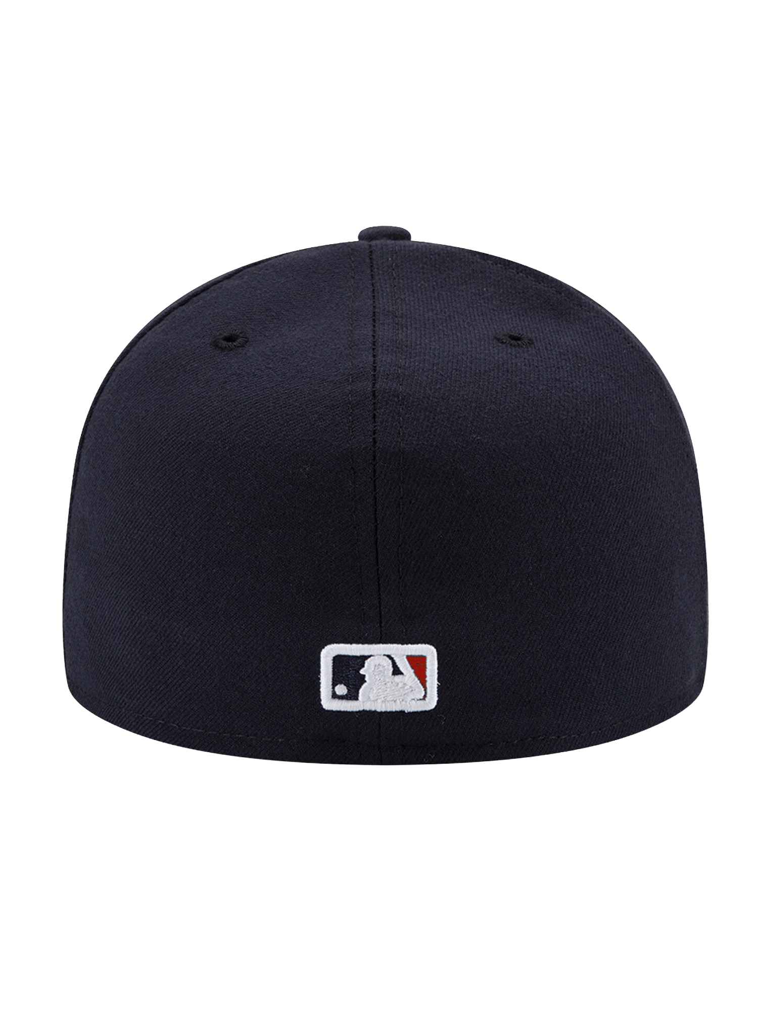 New Era Caps Atlanta Braves New Era MLB AC On-Field Road Pre-Curved 59FIFTY Fitted Hat - Navy