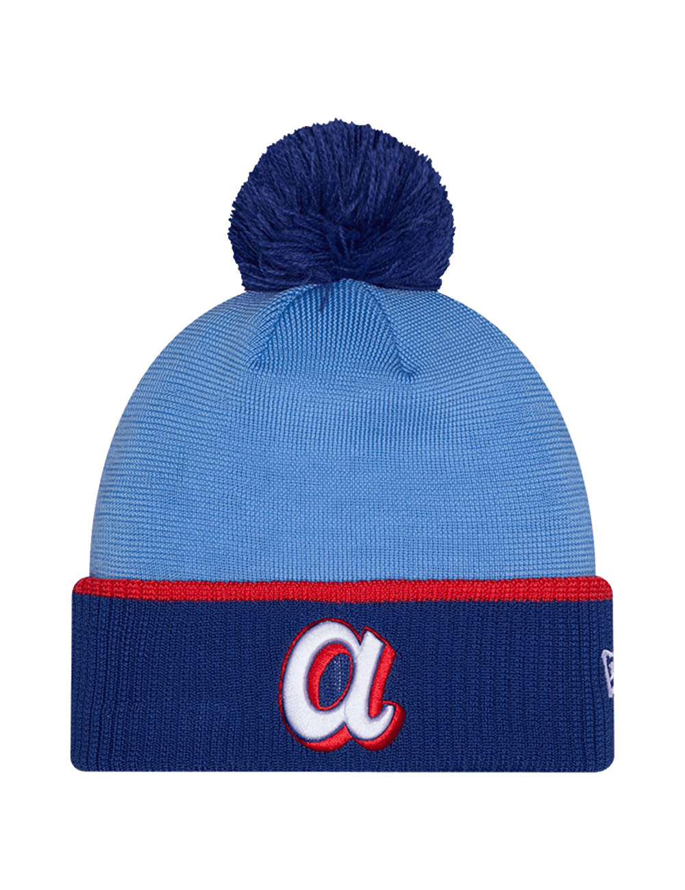 New Era Beanies OSFM Atlanta Braves New Era MLB City Connect 26 Pom Knit Beanie