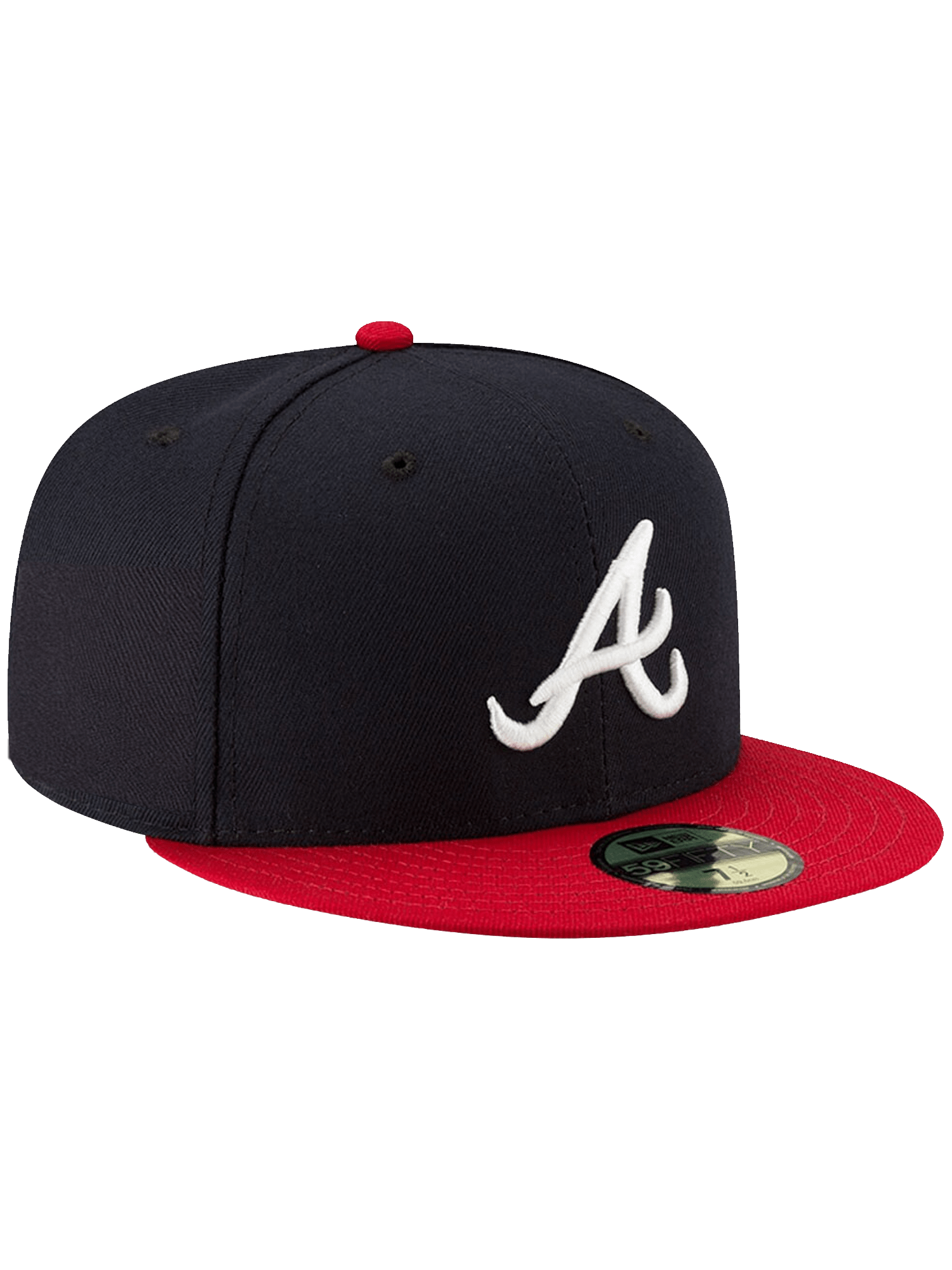 New Era Caps Atlanta Braves New Era MLB On-Field AC 59FIFTY Fitted Hat - Navy