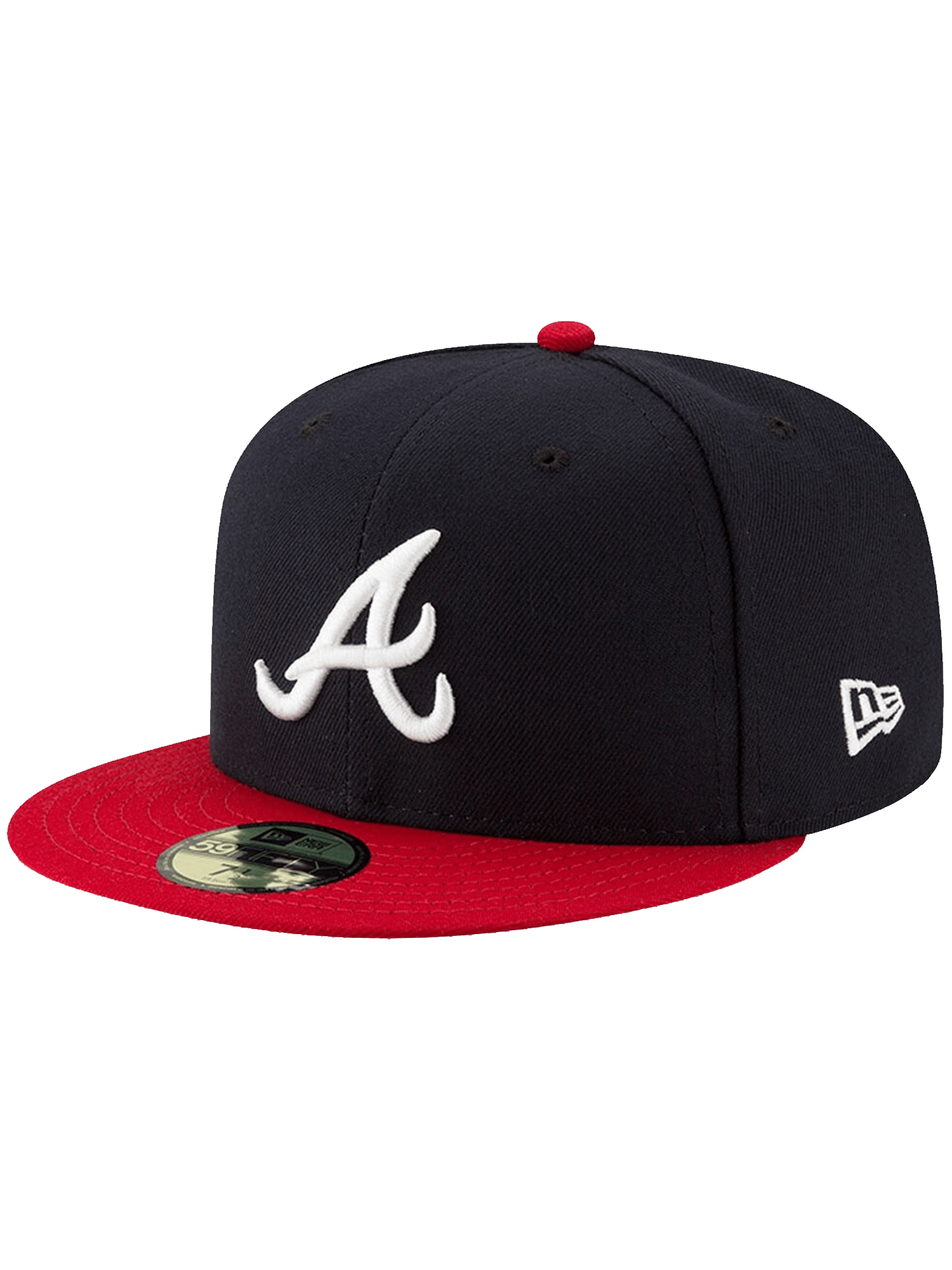 New Era Caps Atlanta Braves New Era MLB On-Field AC 59FIFTY Fitted Hat - Navy